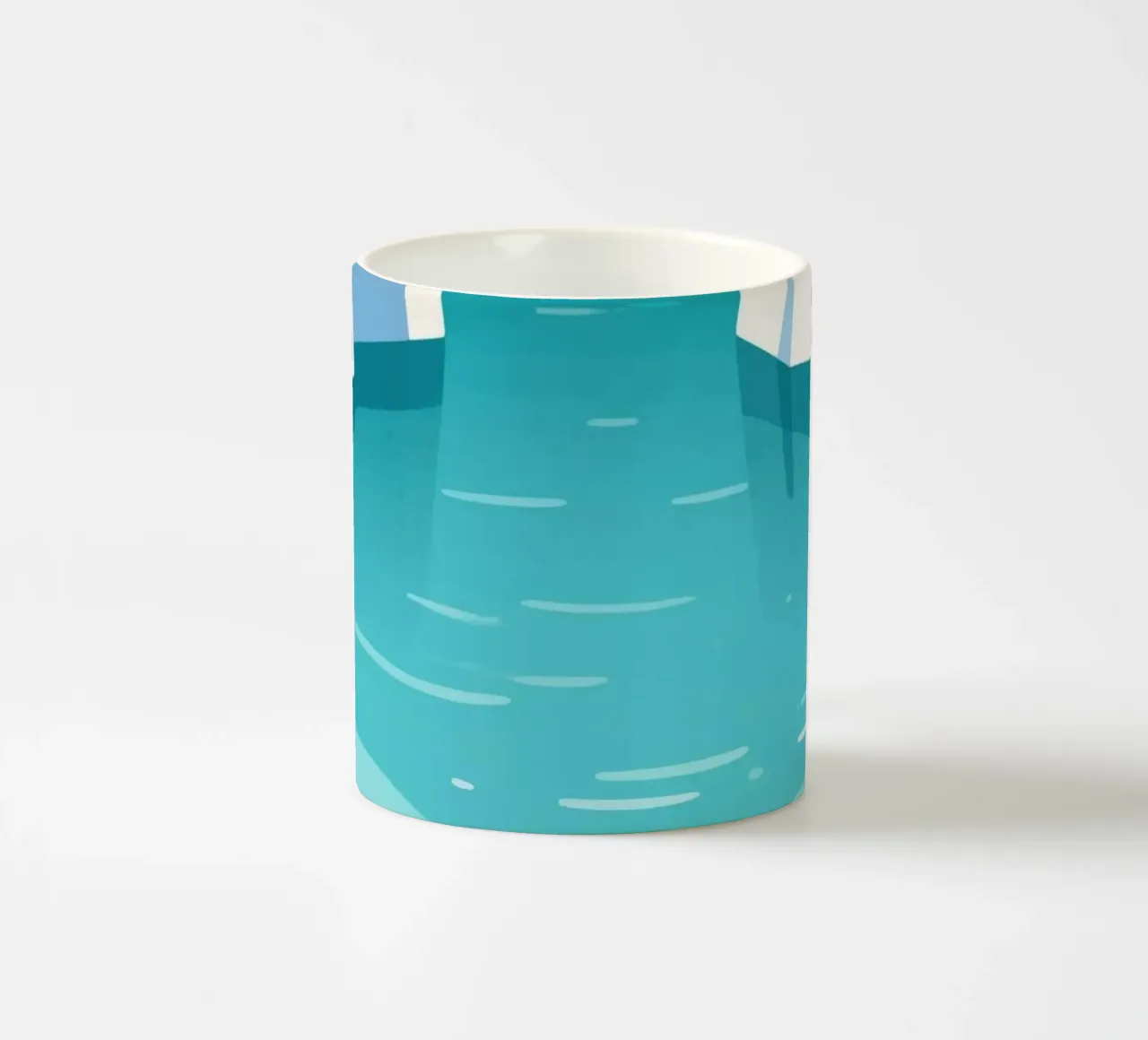 Mare calmo tazza in ceramica da knowledge
