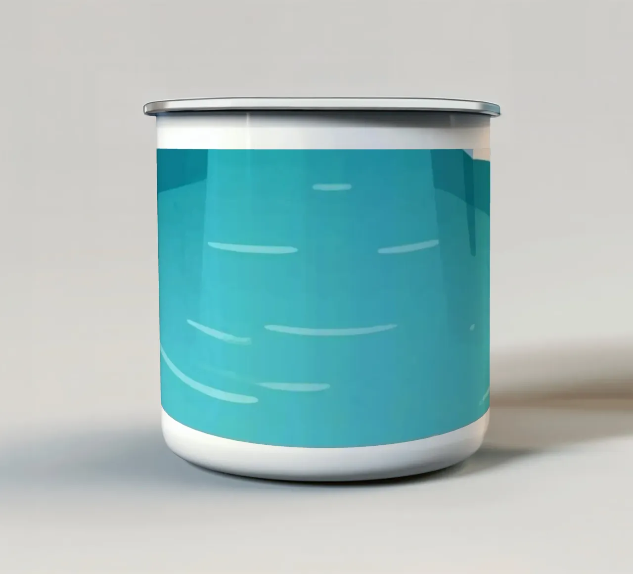 Mare calmo tazza in smalto da knowledge