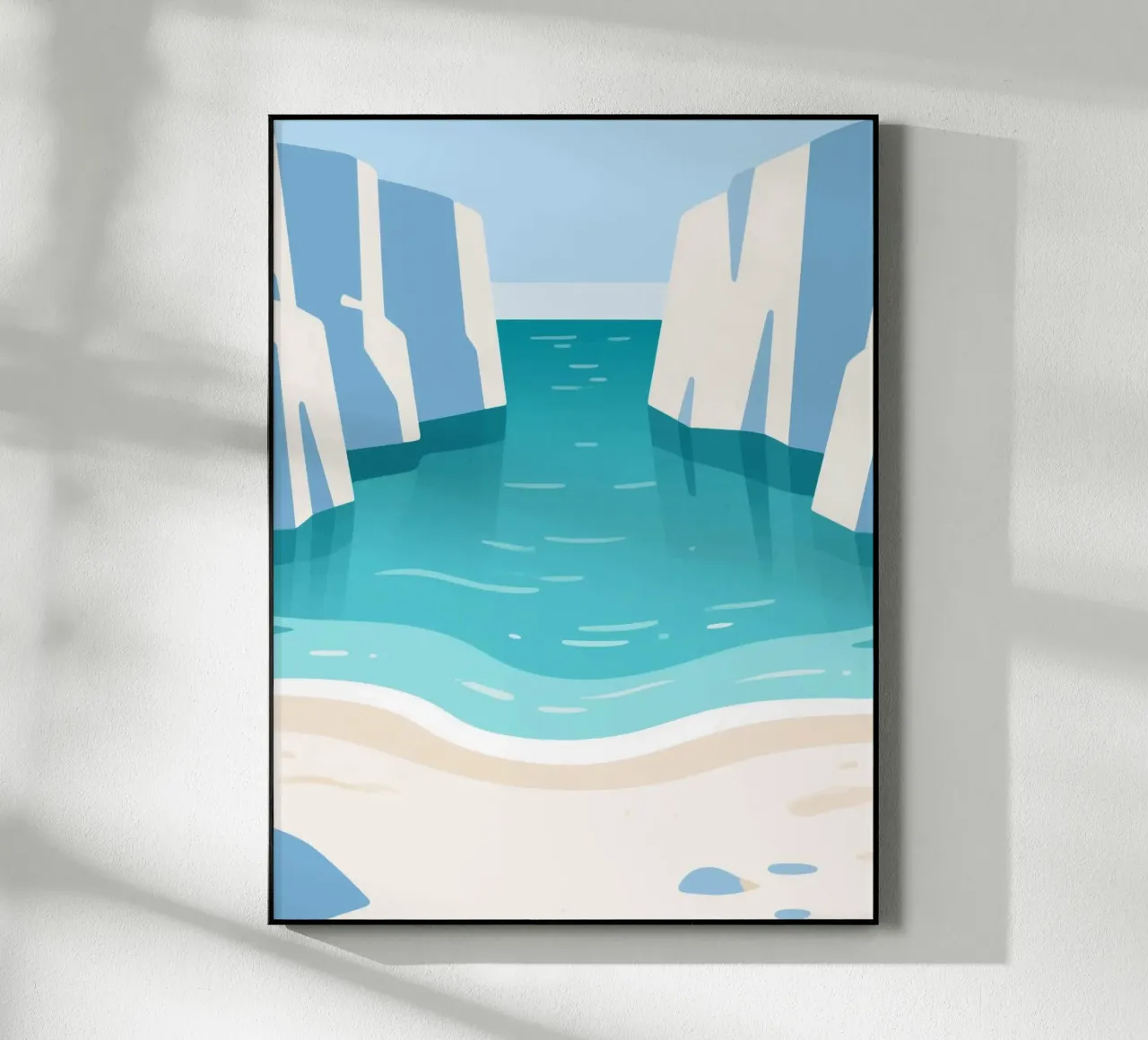 Mare calmo plexiglass da knowledge