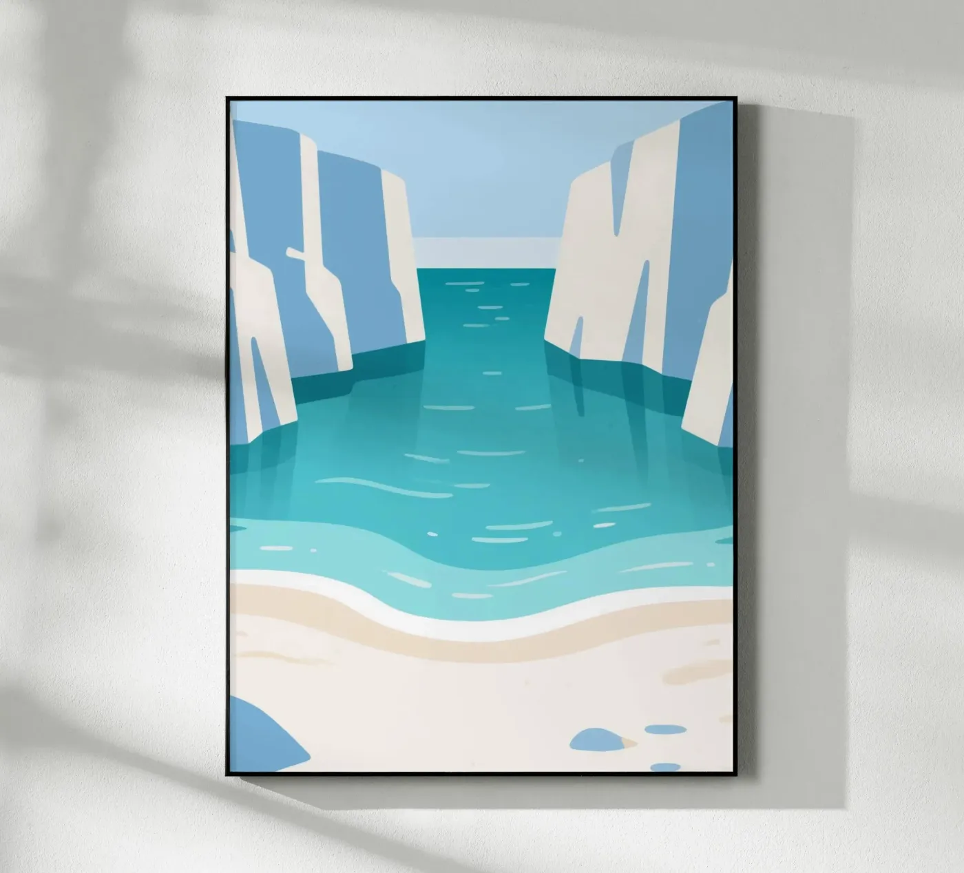 Mare calmo plexiglass da knowledge