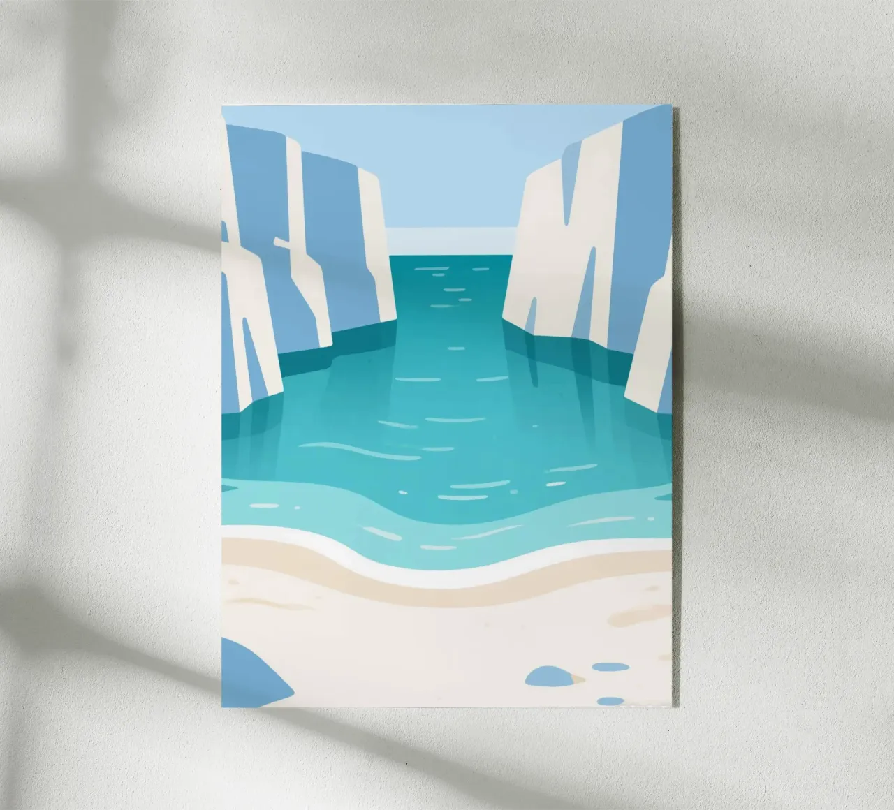 Mare calmo plexiglass da knowledge