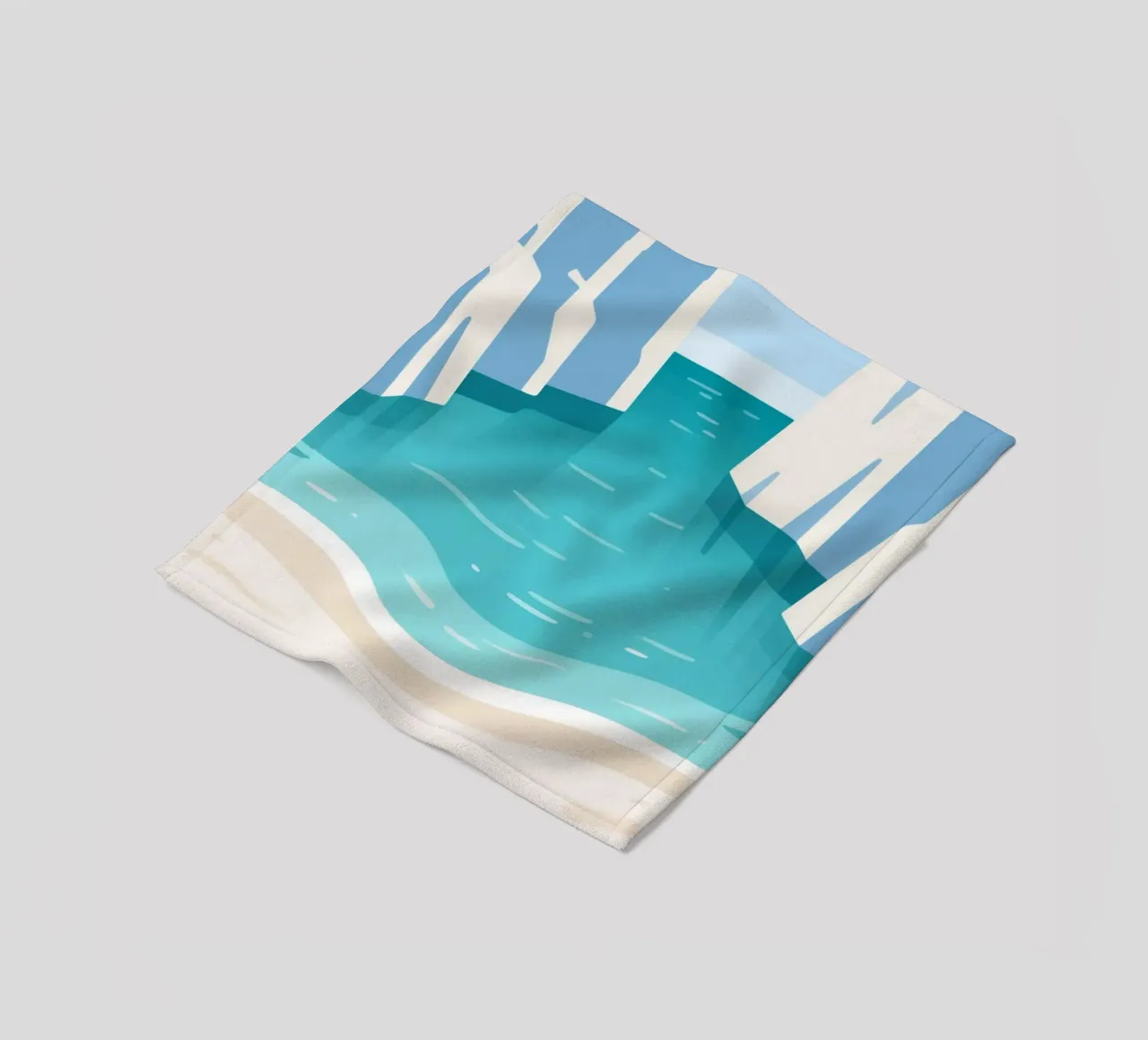 Mare calmo coperta in pile da knowledge