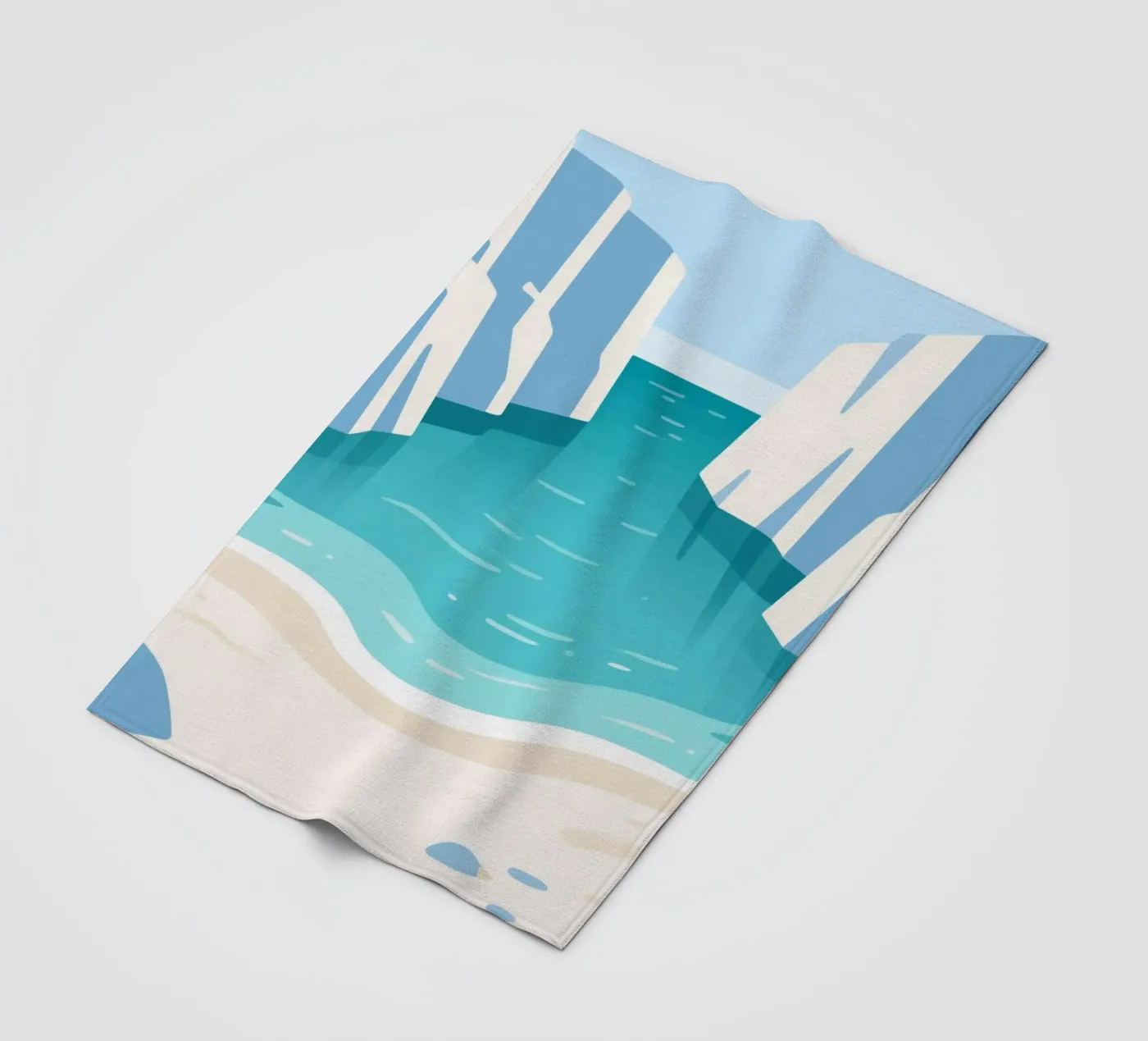 Mare calmo coperta in pile da knowledge
