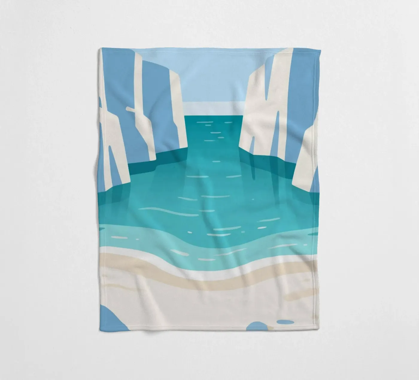 Mare calmo coperta in pile da knowledge