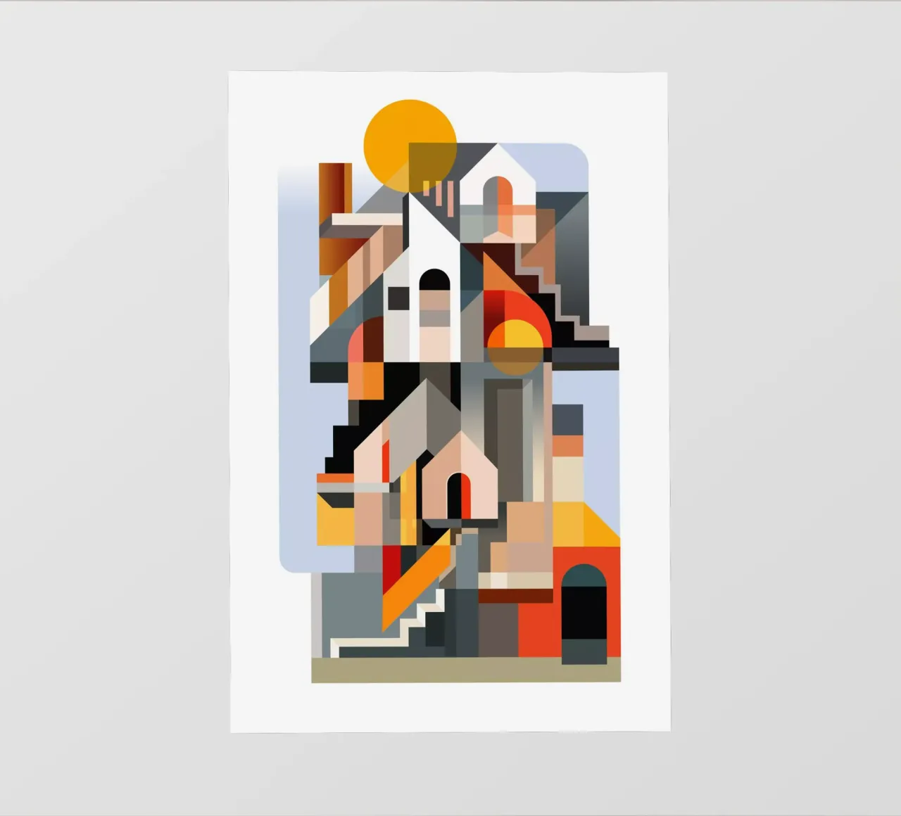 Edifici cubisti telo in pvc da ThorBrush