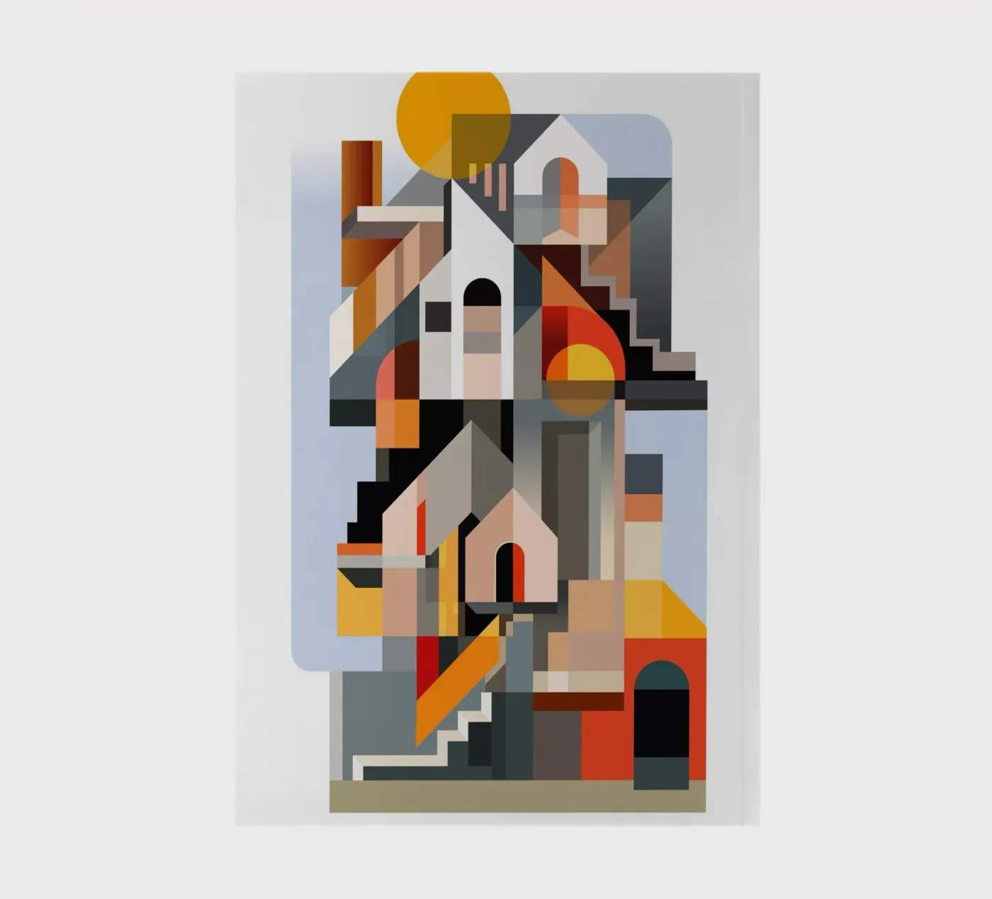 Edifici cubisti quaderno da ThorBrush