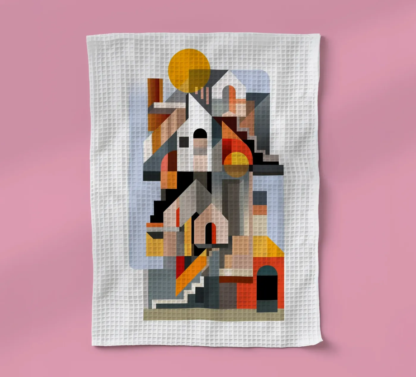 Edifici cubisti canovaccio da cucina da ThorBrush