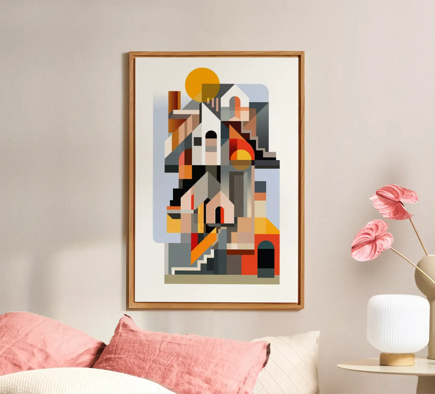Cubist buildings panneau forex de ThorBrush