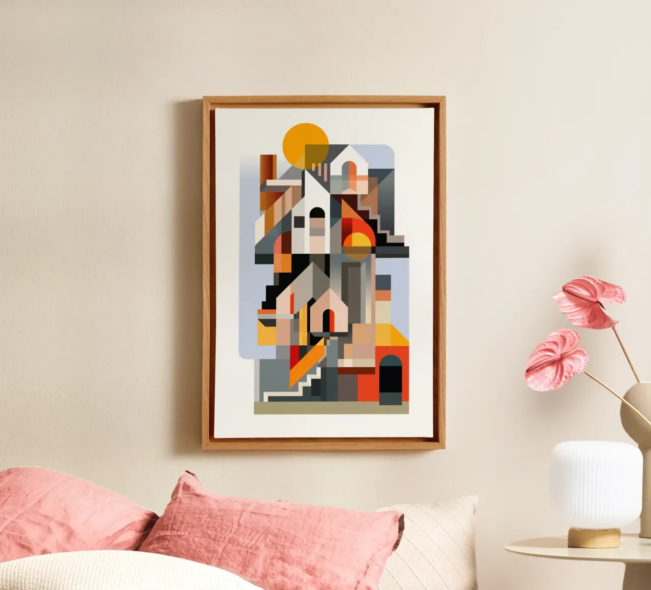 Edifici cubisti tela da ThorBrush