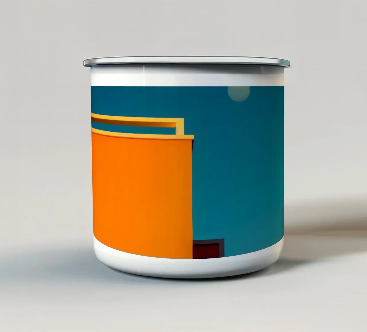 Lune tazza in smalto da Minimalistic