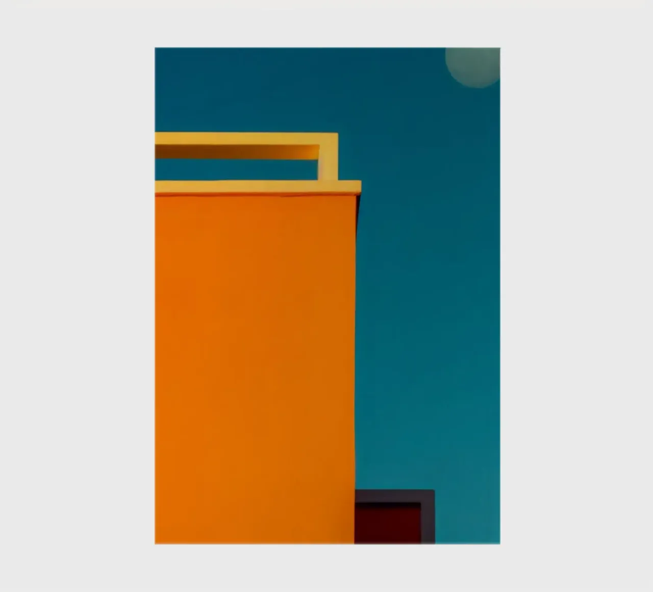 Lune notebook by Affiches Minimalistes