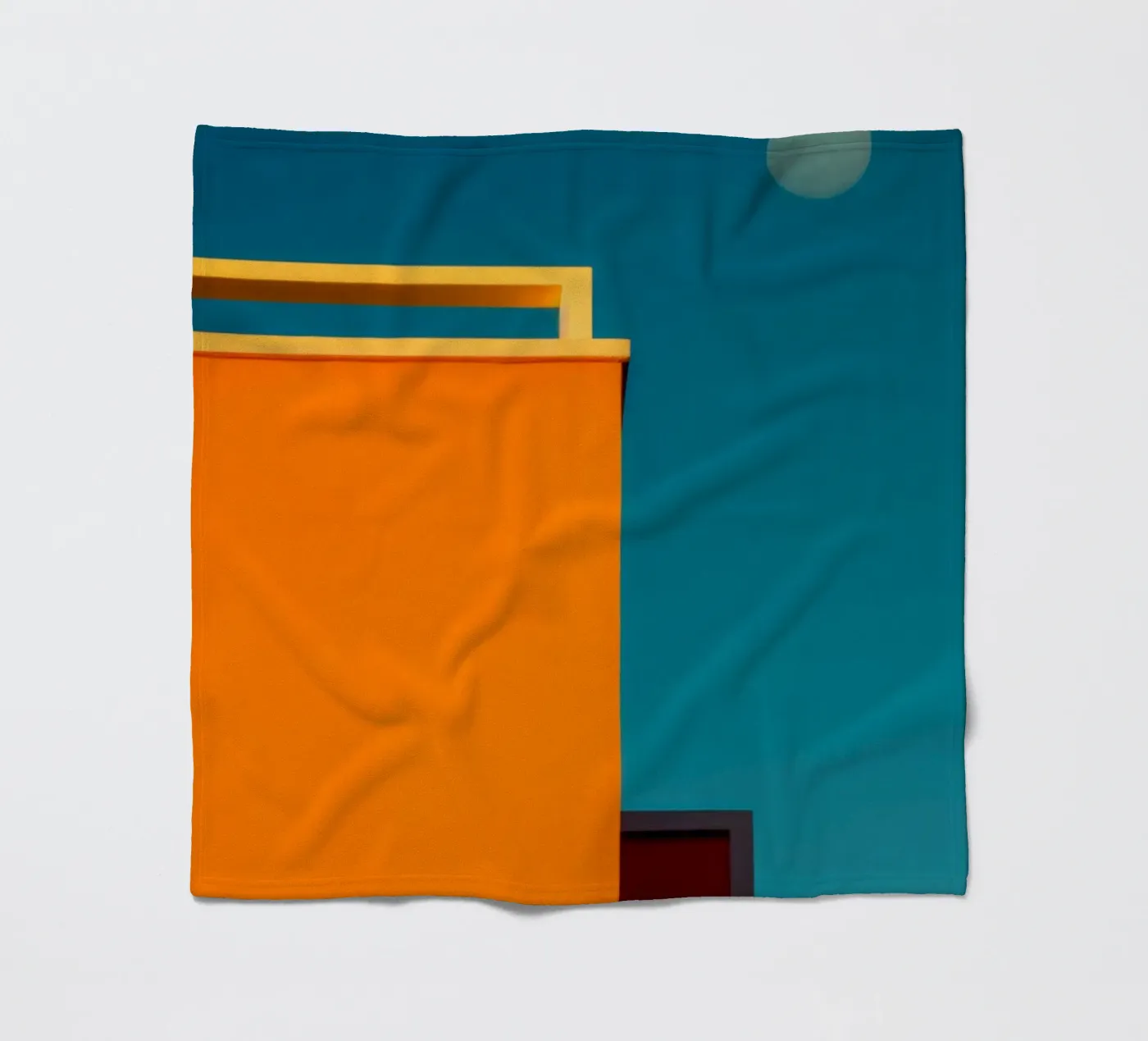 Lune fleece blanket by Affiches Minimalistes