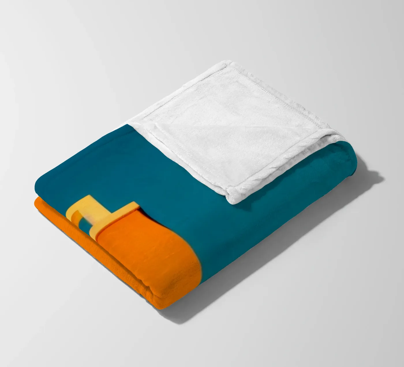 Lune fleece blanket by Affiches Minimalistes