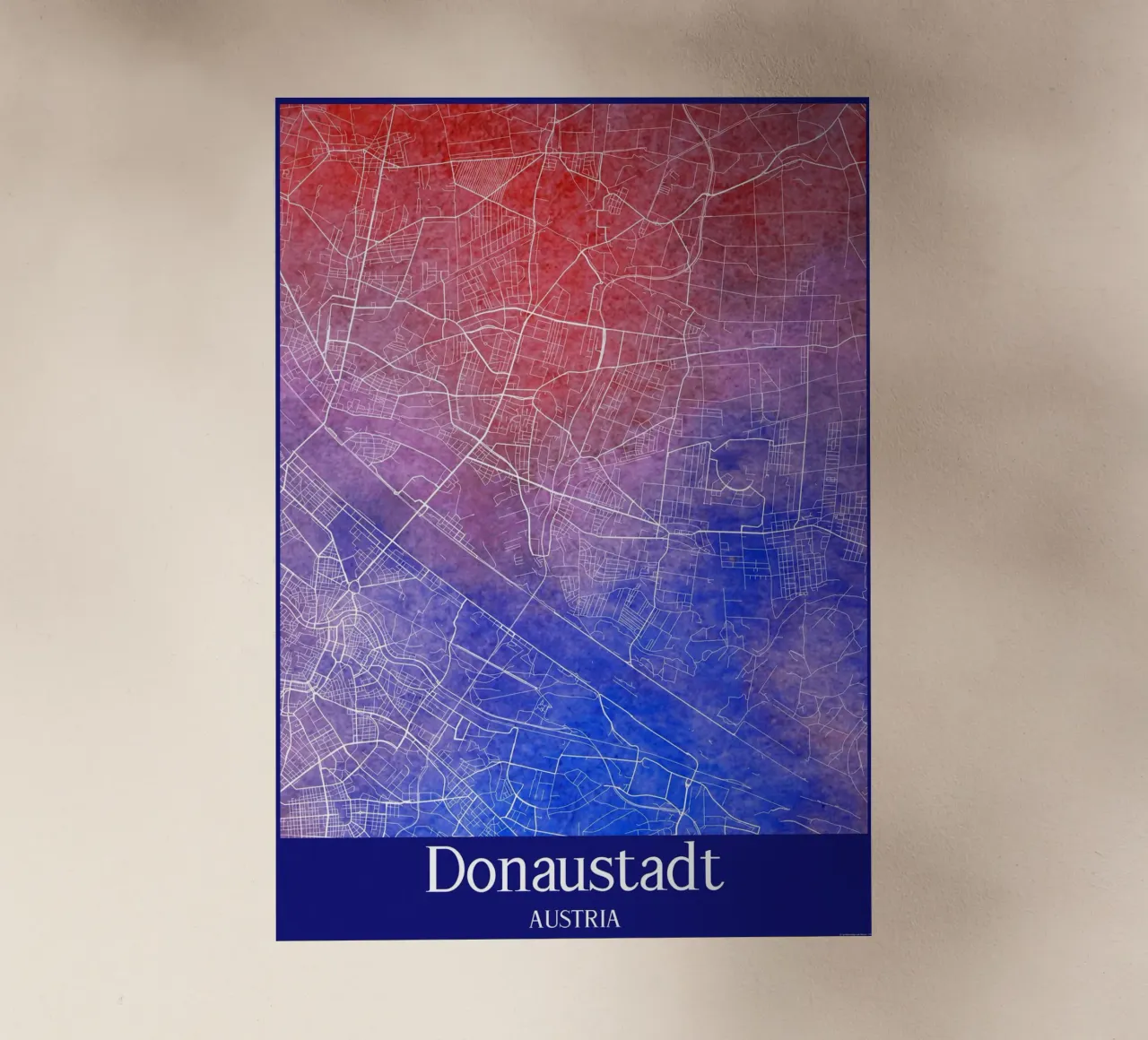 Donaustadt AUSTRIA pellicola backlit da WorldPrint