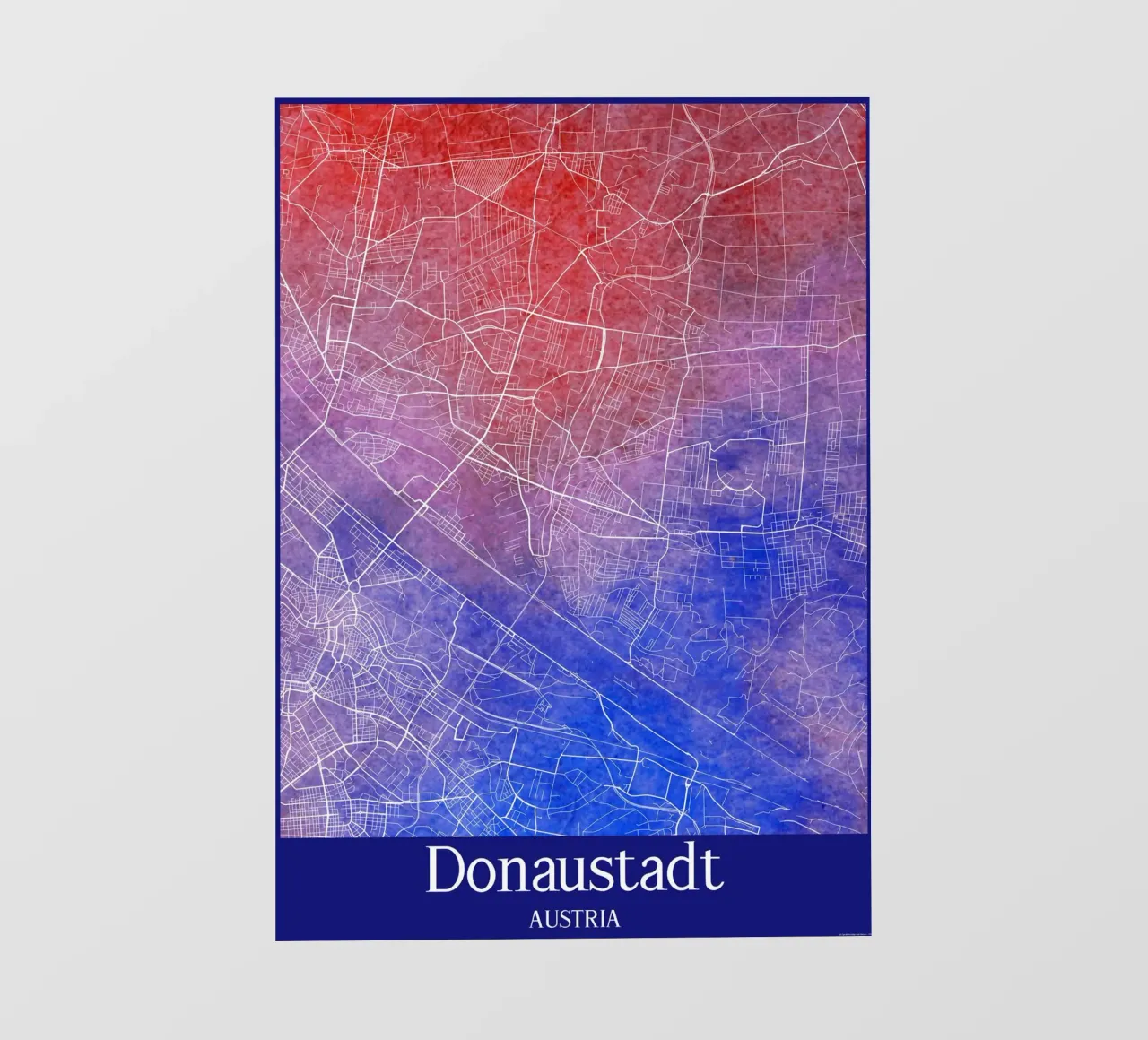 Donaustadt AUSTRIA pellicola backlit da WorldPrint
