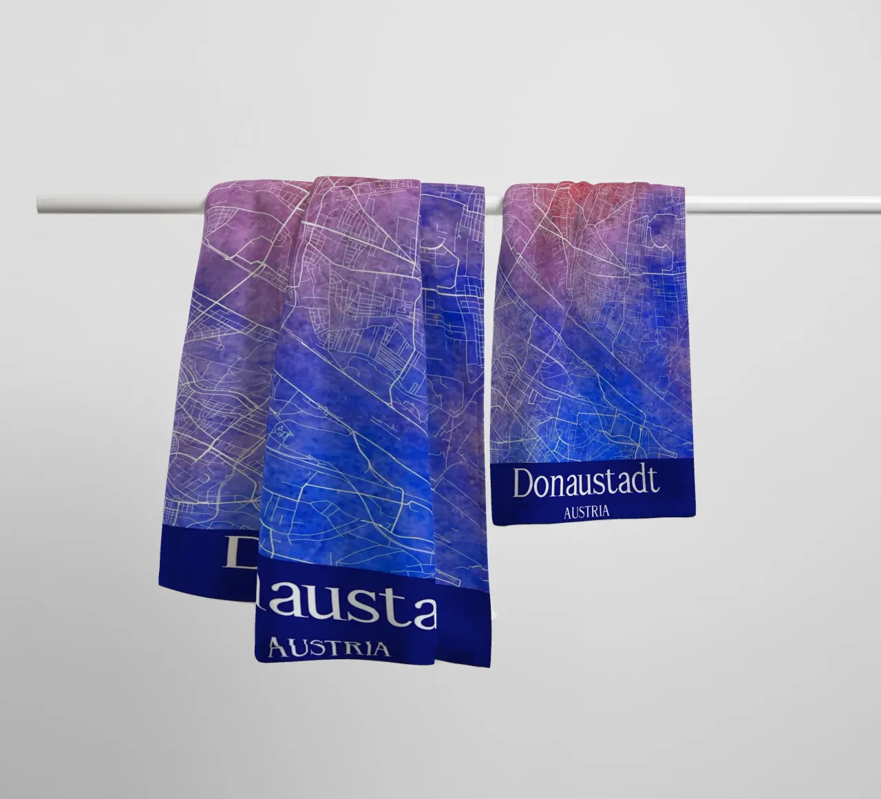 Donaustadt AUSTRIA asciugamano da bagno da WorldPrint