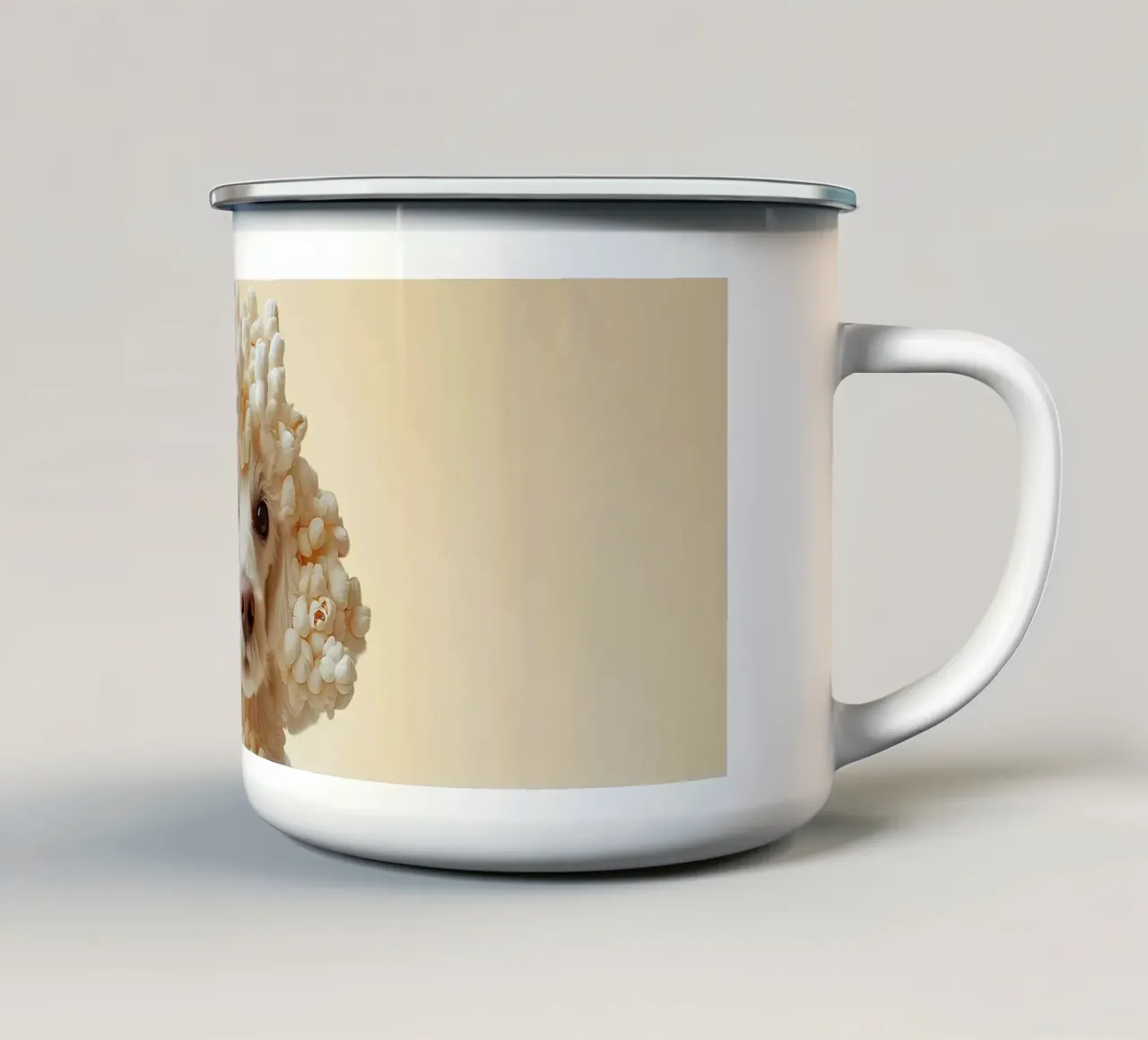 Barboncino tazza in smalto da 360brain