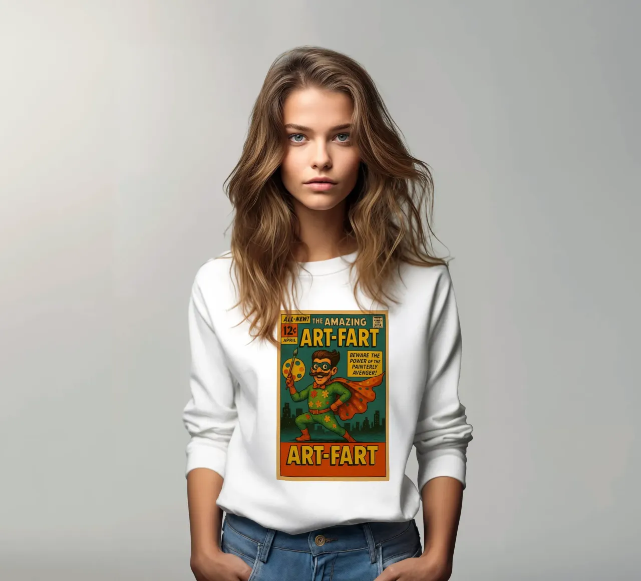 ART-FART - Fresh Supes On The Block felpa da Vintage Van Gogh