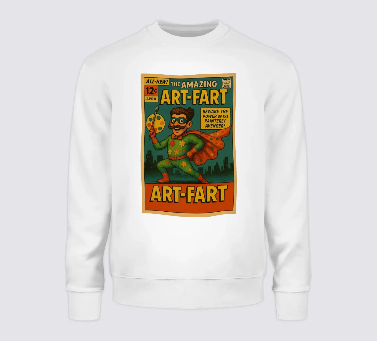 ART-FART - Fresh Supes On The Block Sweatshirt von Vintage Van Gogh