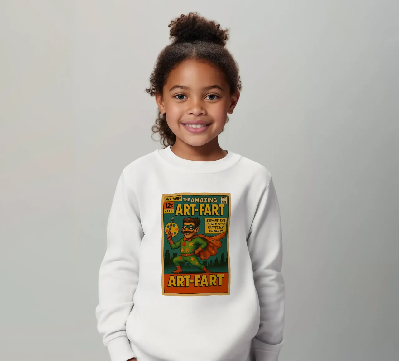 ART-FART - Fresh Supes On The Block felpa bambino da Vintage Van Gogh