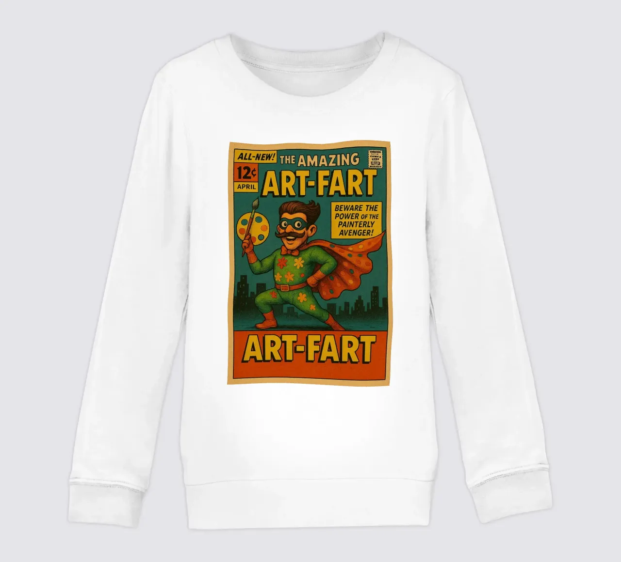ART-FART - Fresh Supes On The Block felpa bambino da Vintage Van Gogh