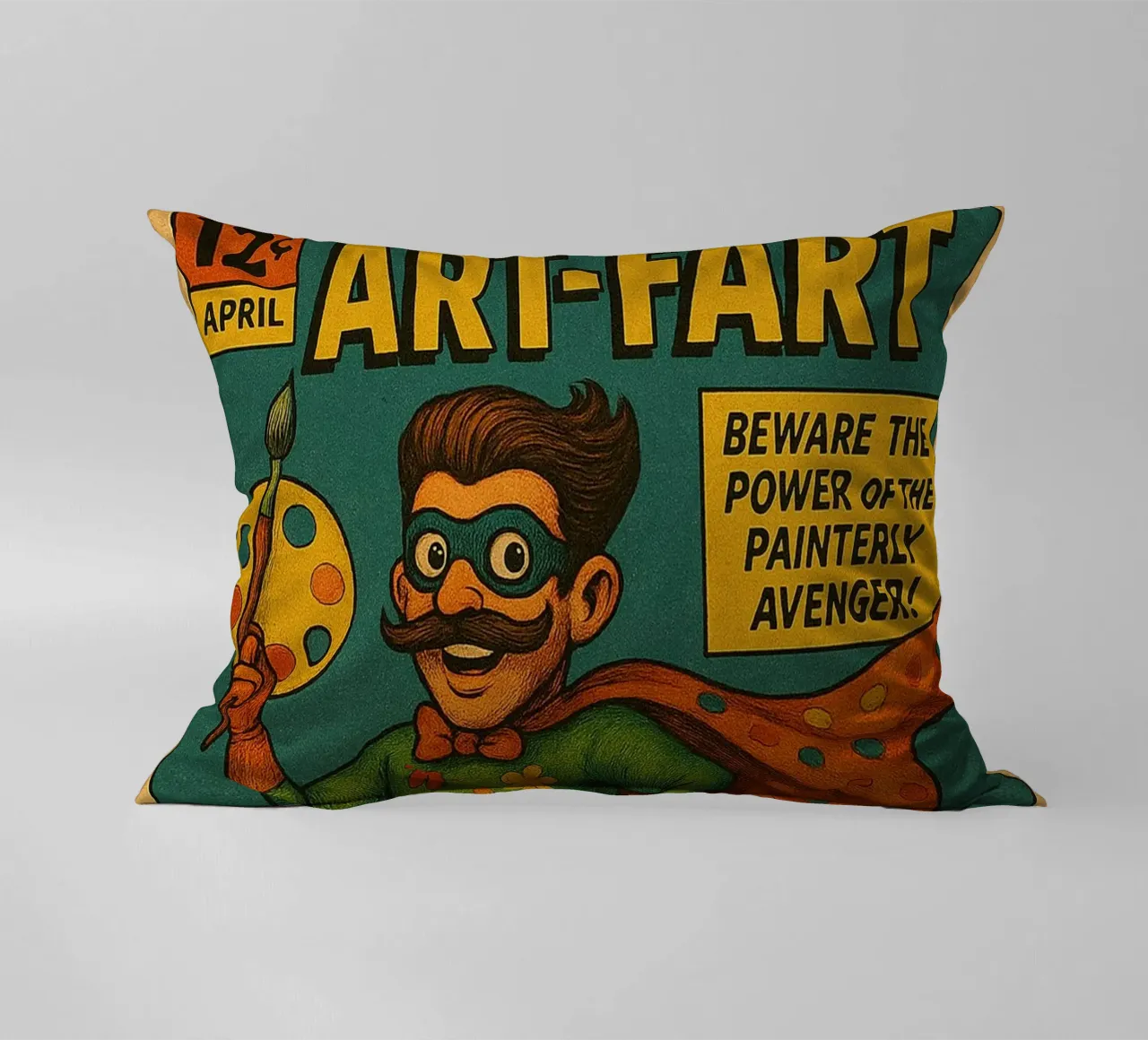 ART-FART - Fresh Supes On The Block cuscino da Vintage Van Gogh
