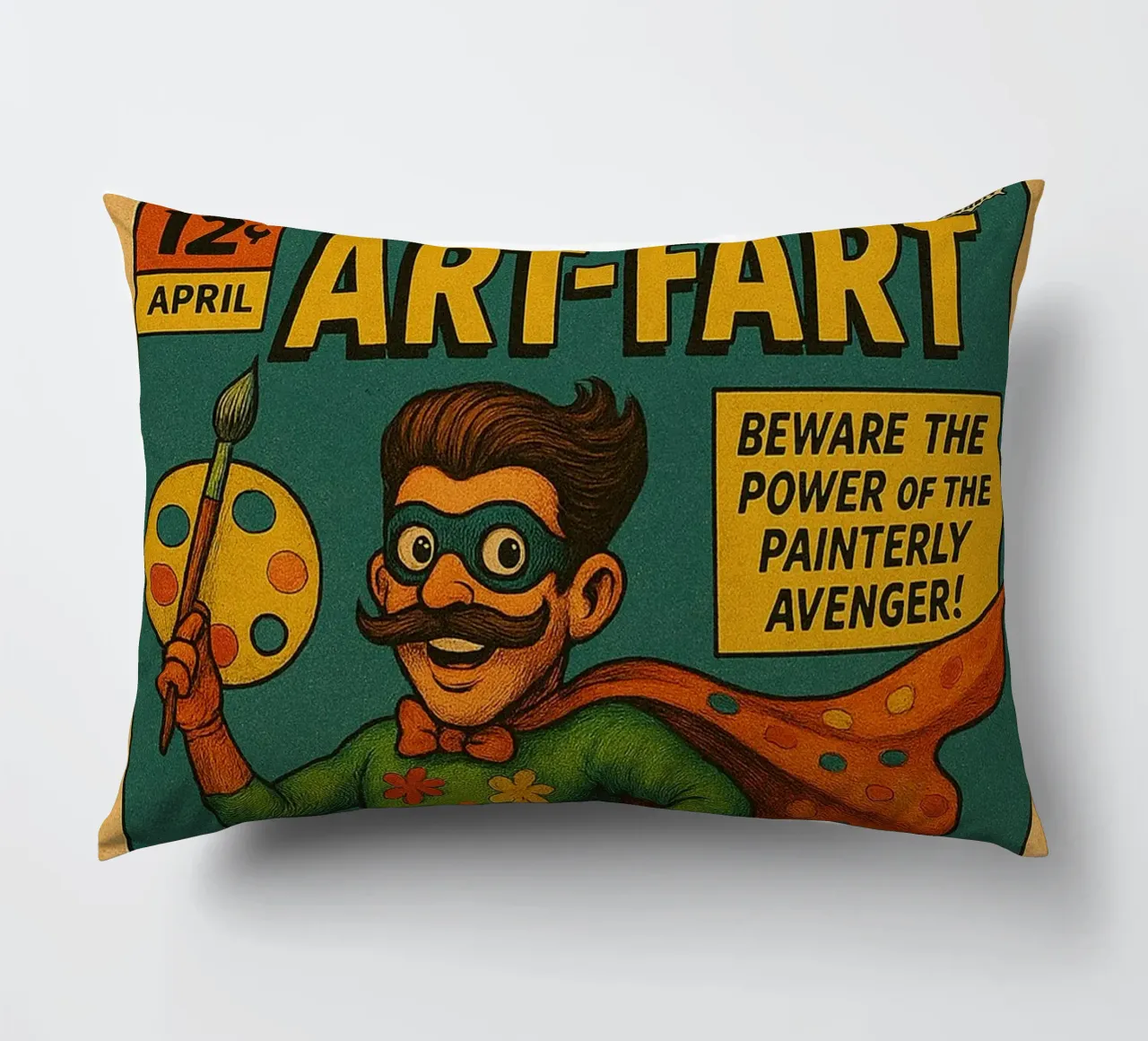 ART-FART - Fresh Supes On The Block cuscino da Vintage Van Gogh