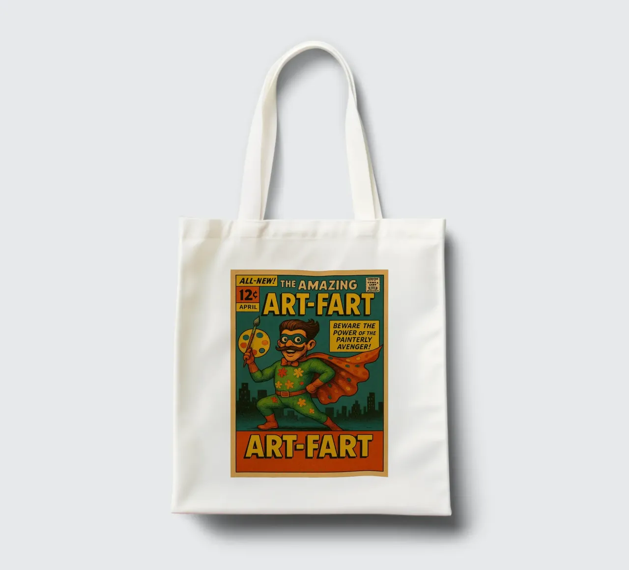 ART-FART - Fresh Supes On The Block borsa in juta da Vintage Van Gogh
