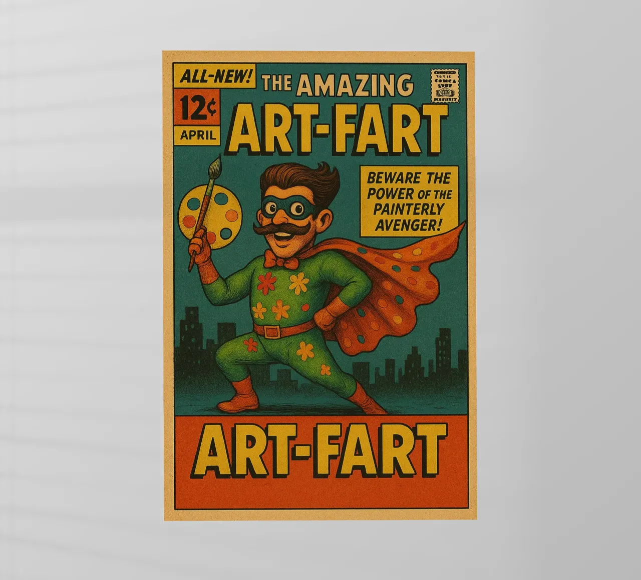 ART-FART - Fresh Supes On The Block pellicola backlit da Vintage Van Gogh