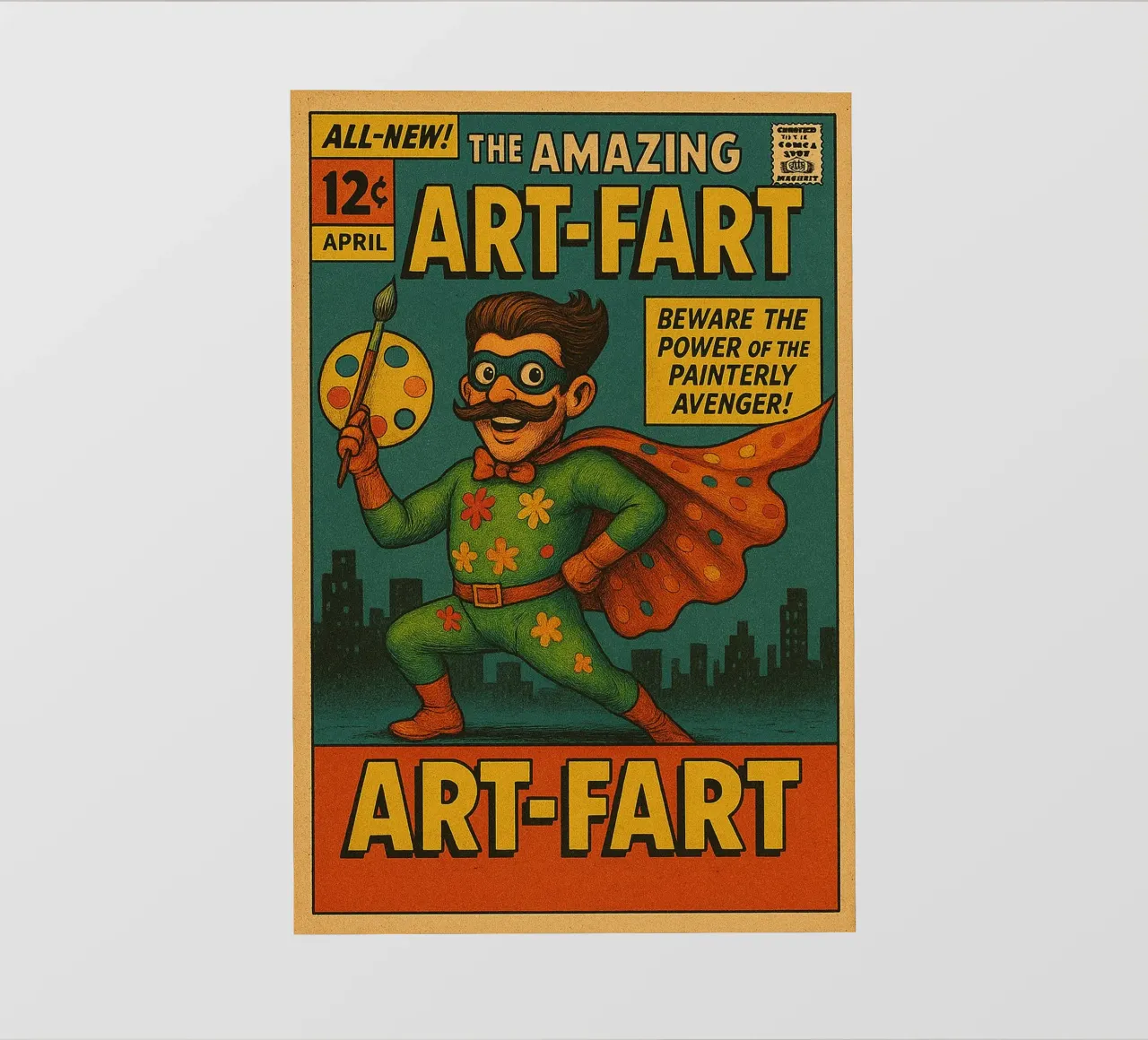 ART-FART - Fresh Supes On The Block telo in pvc da Vintage Van Gogh