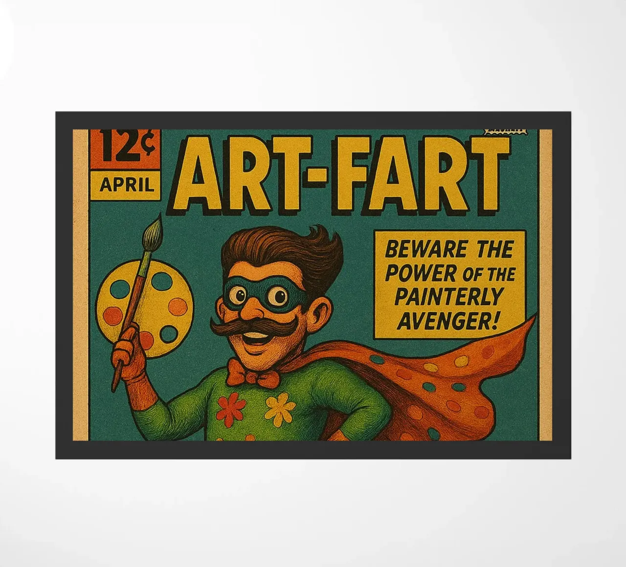 ART-FART - Fresh Supes On The Block felpudo de Vintage Van Gogh