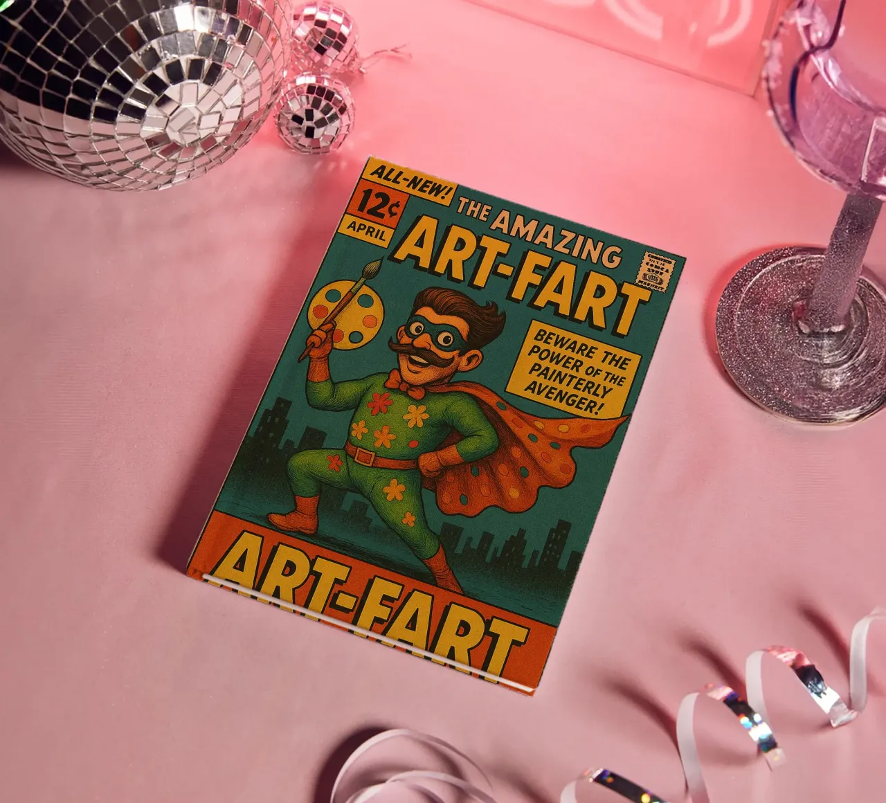 ART-FART - Fresh Supes On The Block notebook by Vintage Van Gogh