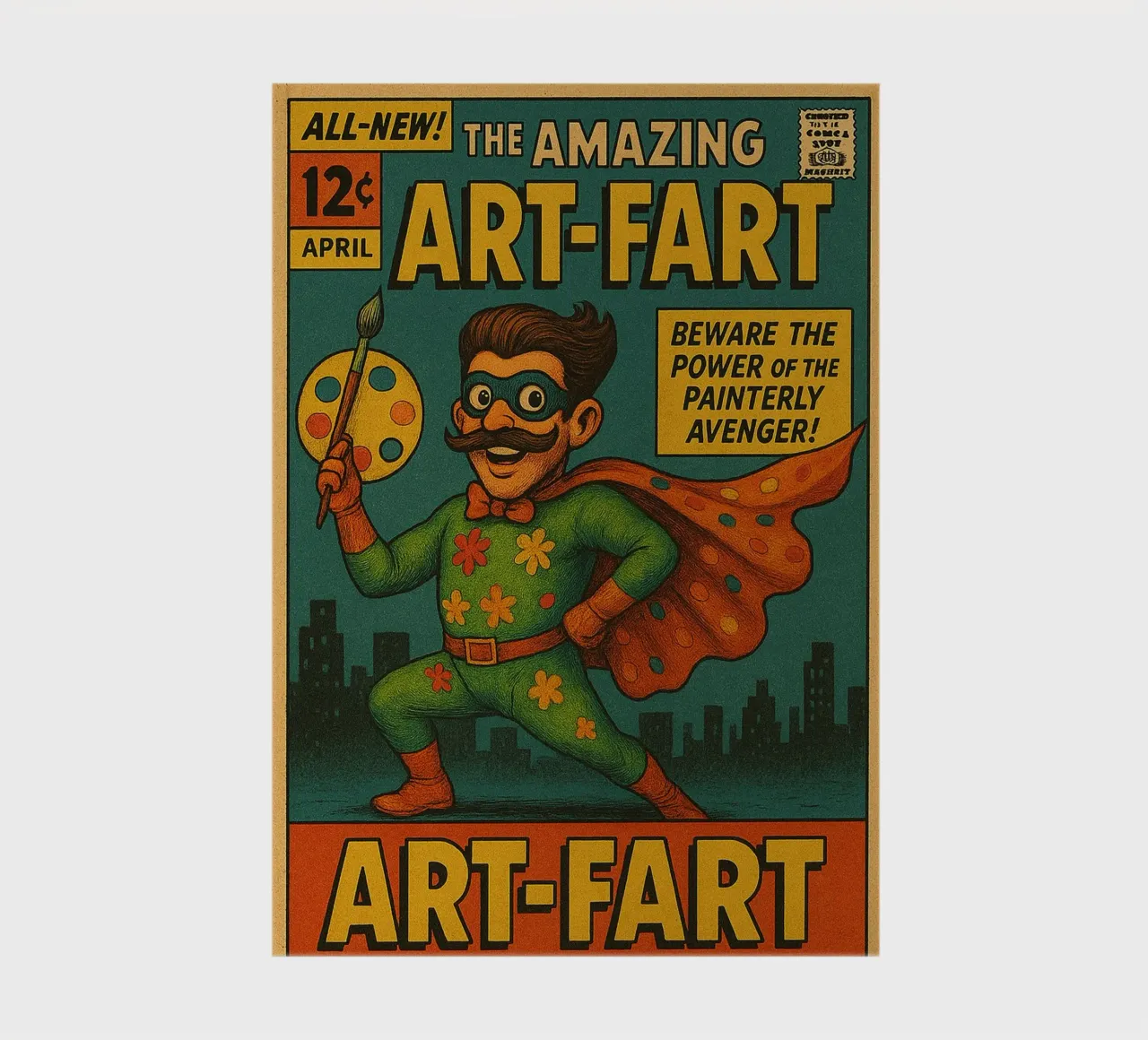 ART-FART - Fresh Supes On The Block notebook by Vintage Van Gogh