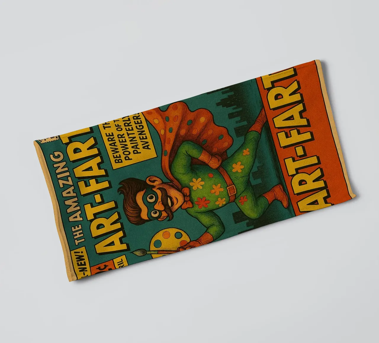 ART-FART - Fresh Supes On The Block asciugamano da bagno da Vintage Van Gogh