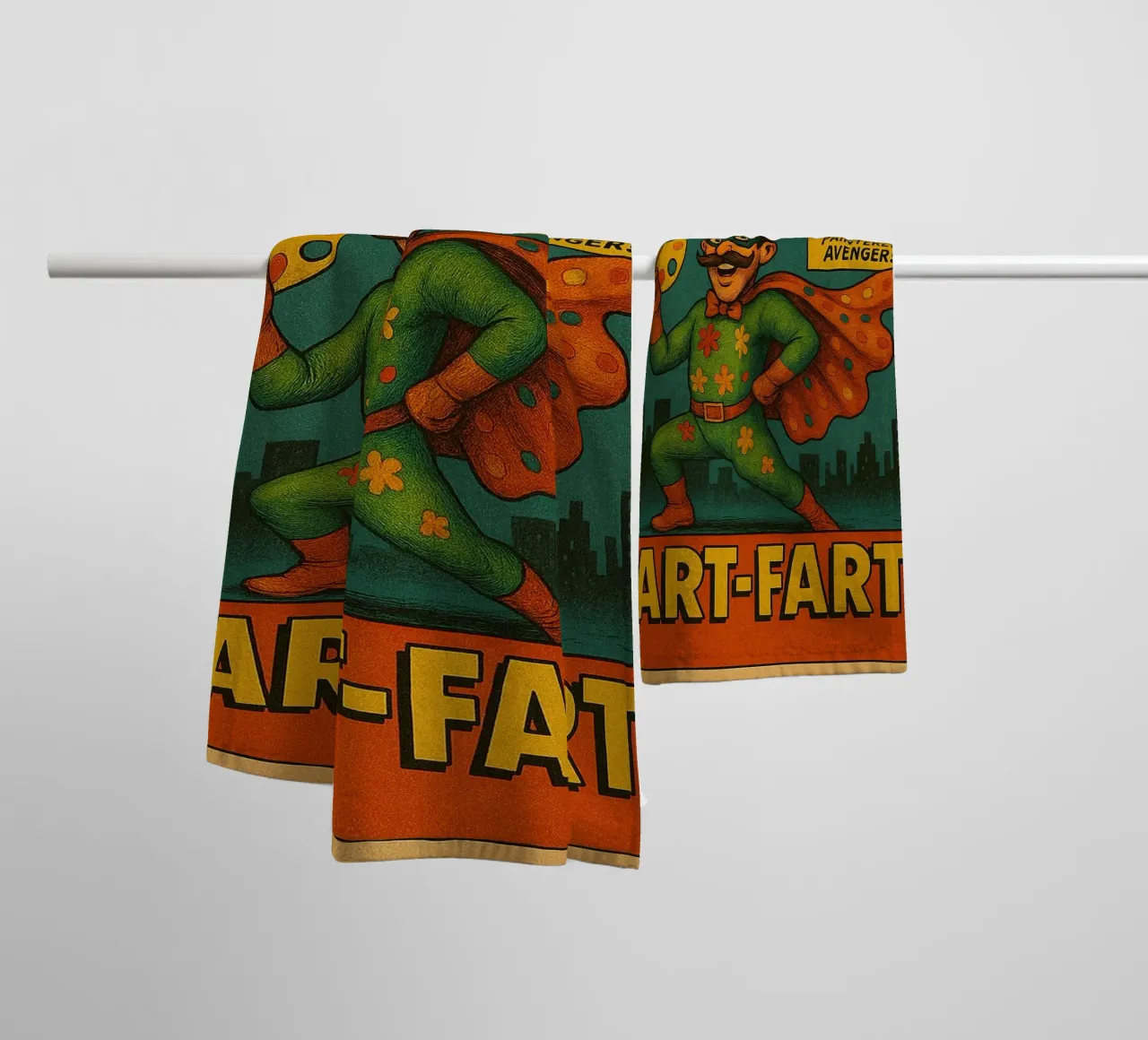 ART-FART - Fresh Supes On The Block asciugamano da bagno da Vintage Van Gogh