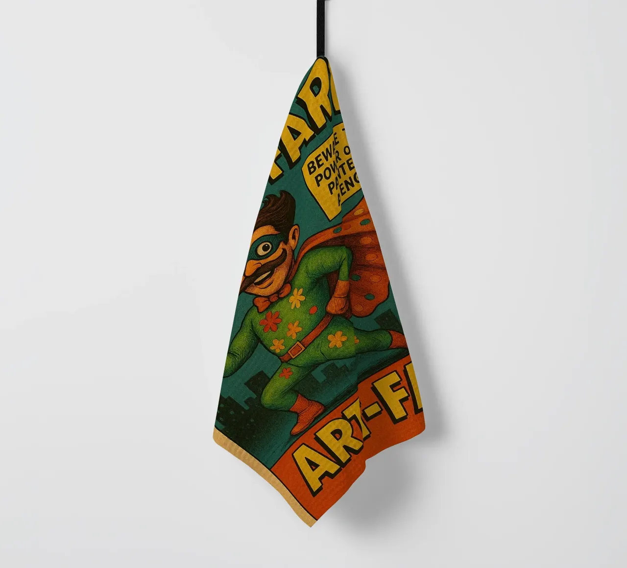 ART-FART - Fresh Supes On The Block torchon de Vintage Van Gogh