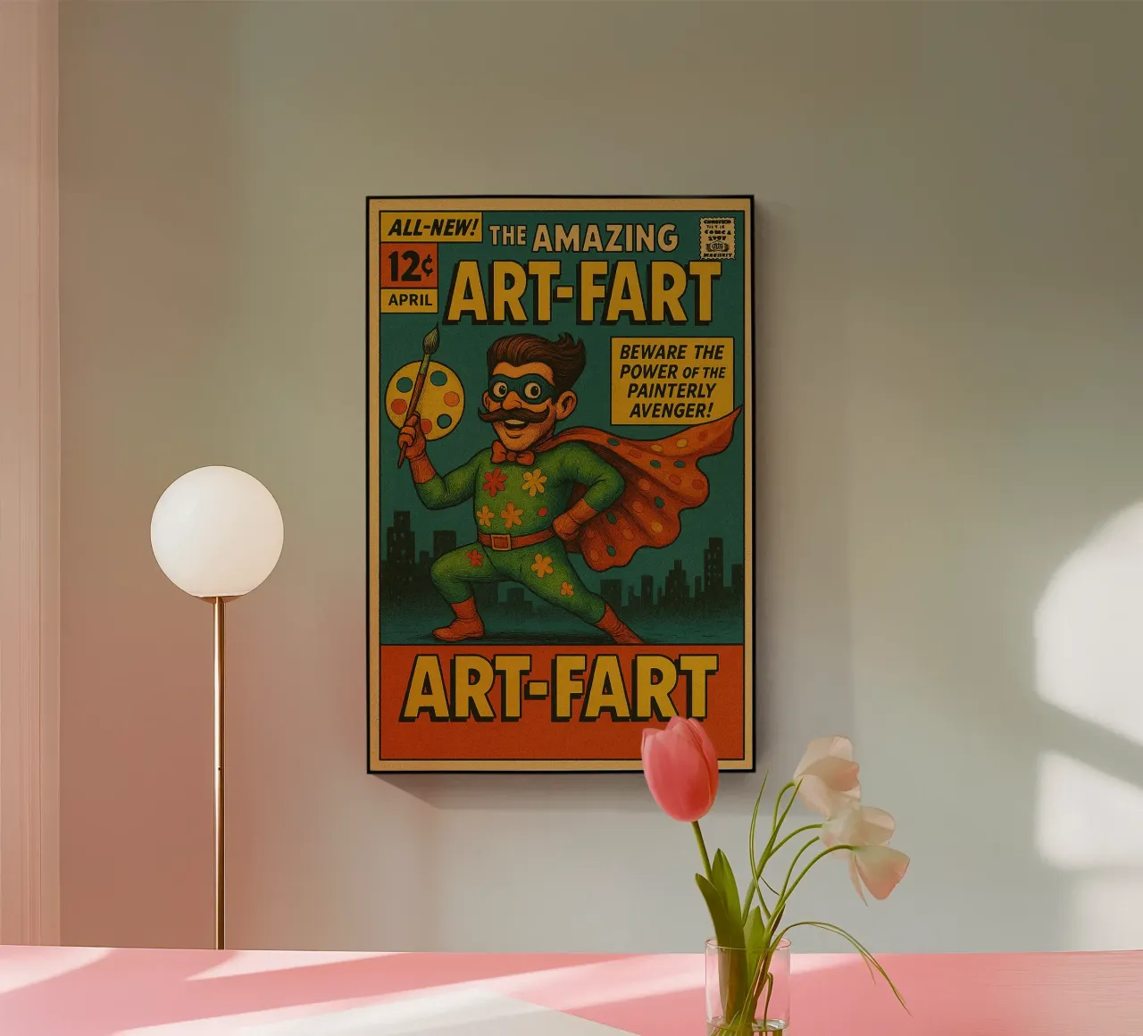 ART-FART - Fresh Supes On The Block plexiglass da Vintage Van Gogh