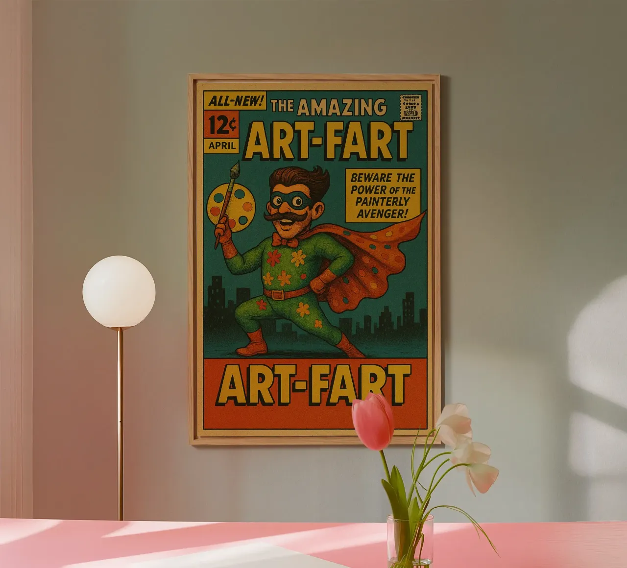 ART-FART - Fresh Supes On The Block alluminio dibond da Vintage Van Gogh