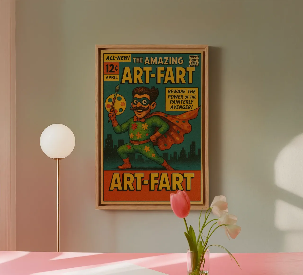 ART-FART - Fresh Supes On The Block tela da Vintage Van Gogh