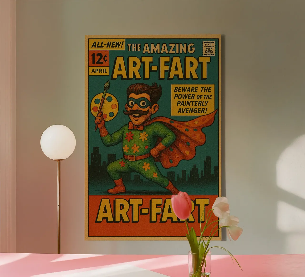 ART-FART - Fresh Supes On The Block tela da Vintage Van Gogh
