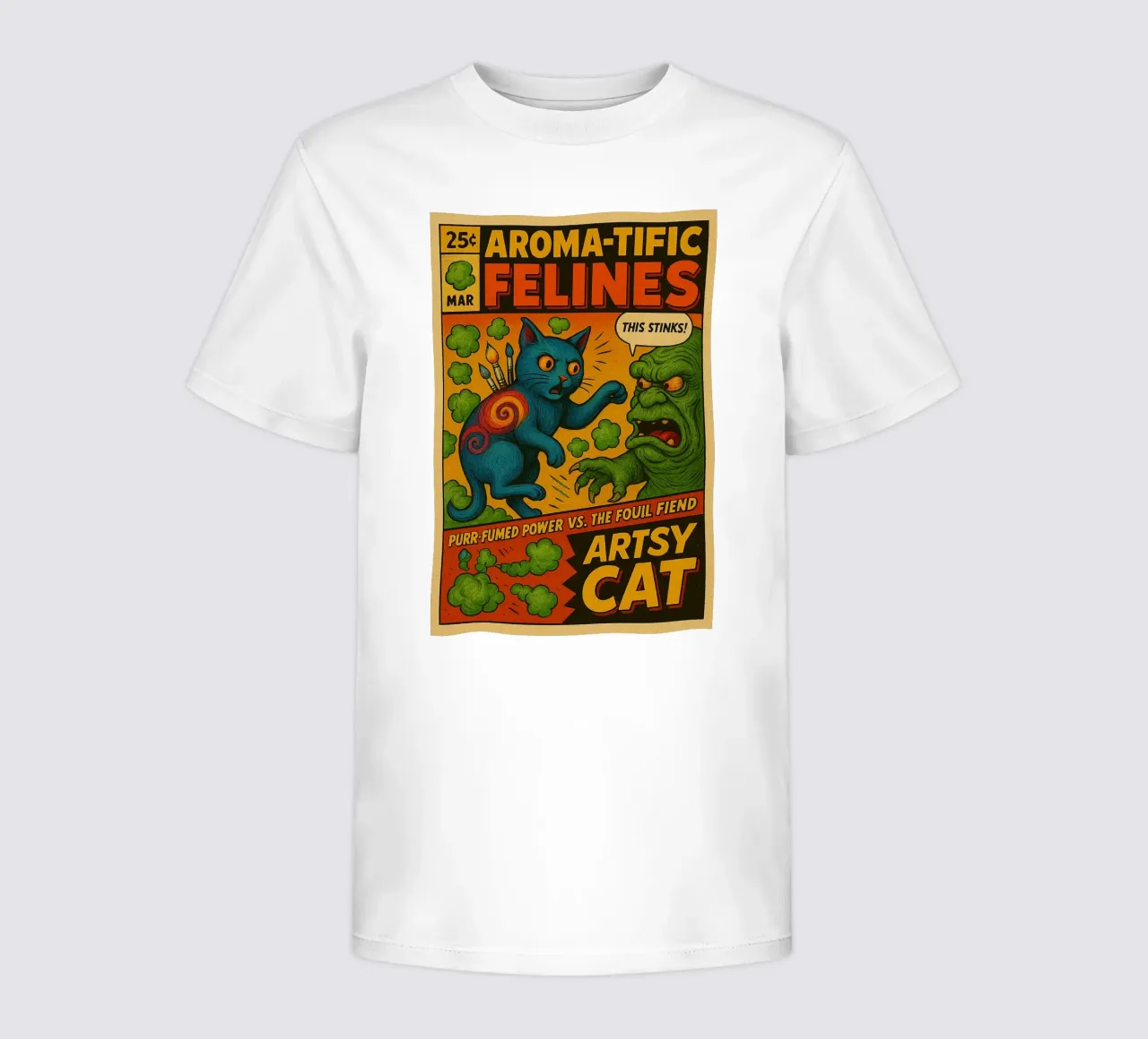 ARTSY CAT - Fresh Supes On The Block t-shirt bambini da Vintage Van Gogh