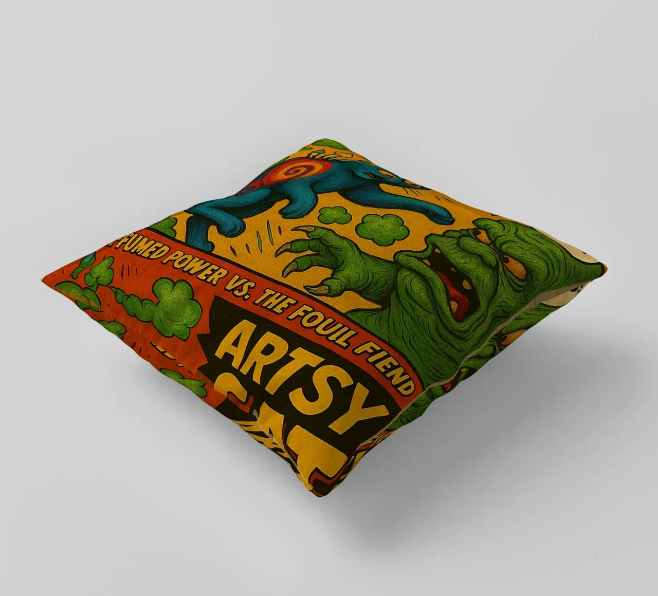 ARTSY CAT - Fresh Supes On The Block cuscino da Vintage Van Gogh