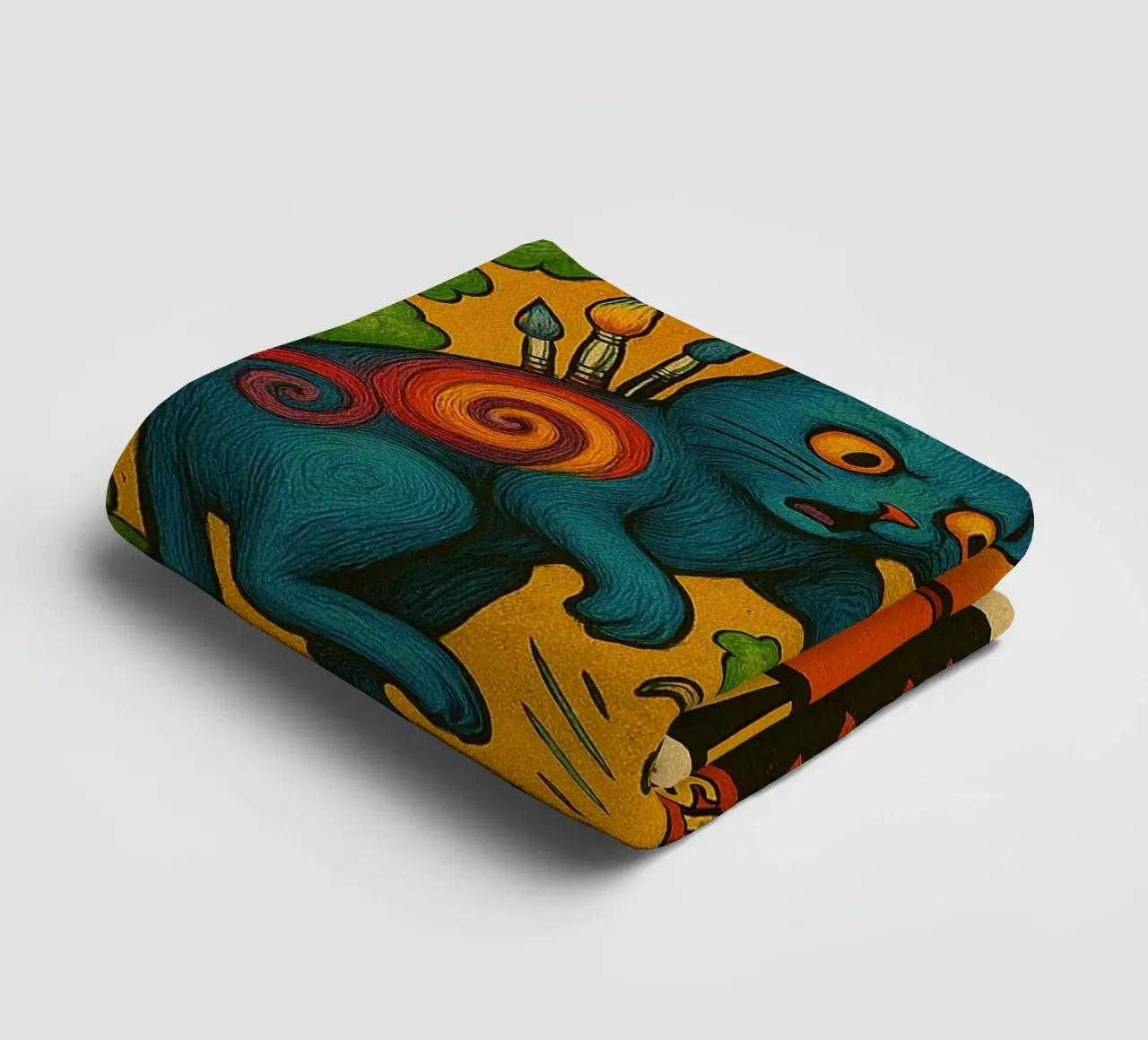 ARTSY CAT - Fresh Supes On The Block asciugamano da bagno da Vintage Van Gogh