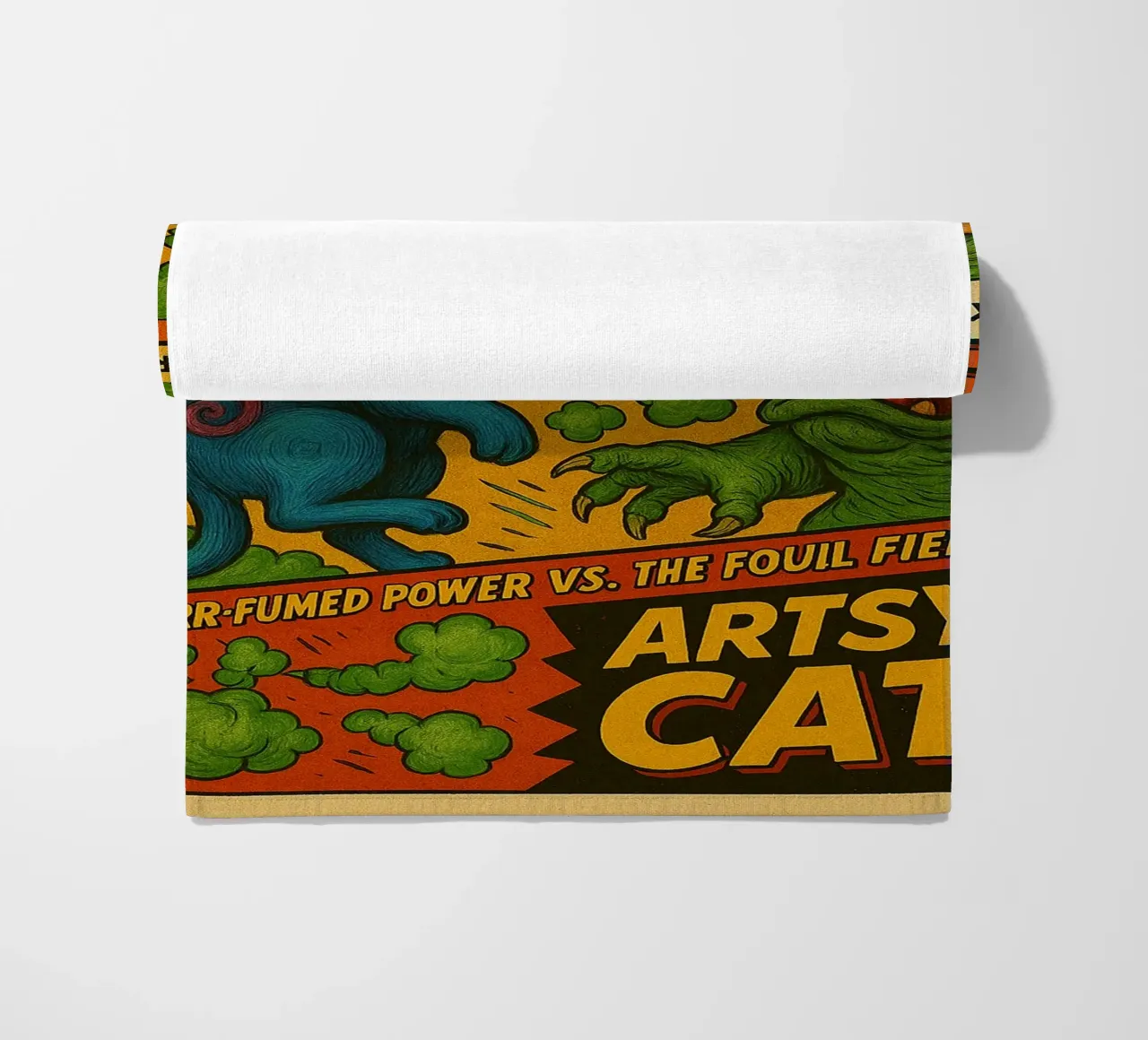 ARTSY CAT - Fresh Supes On The Block telo mare da Vintage Van Gogh