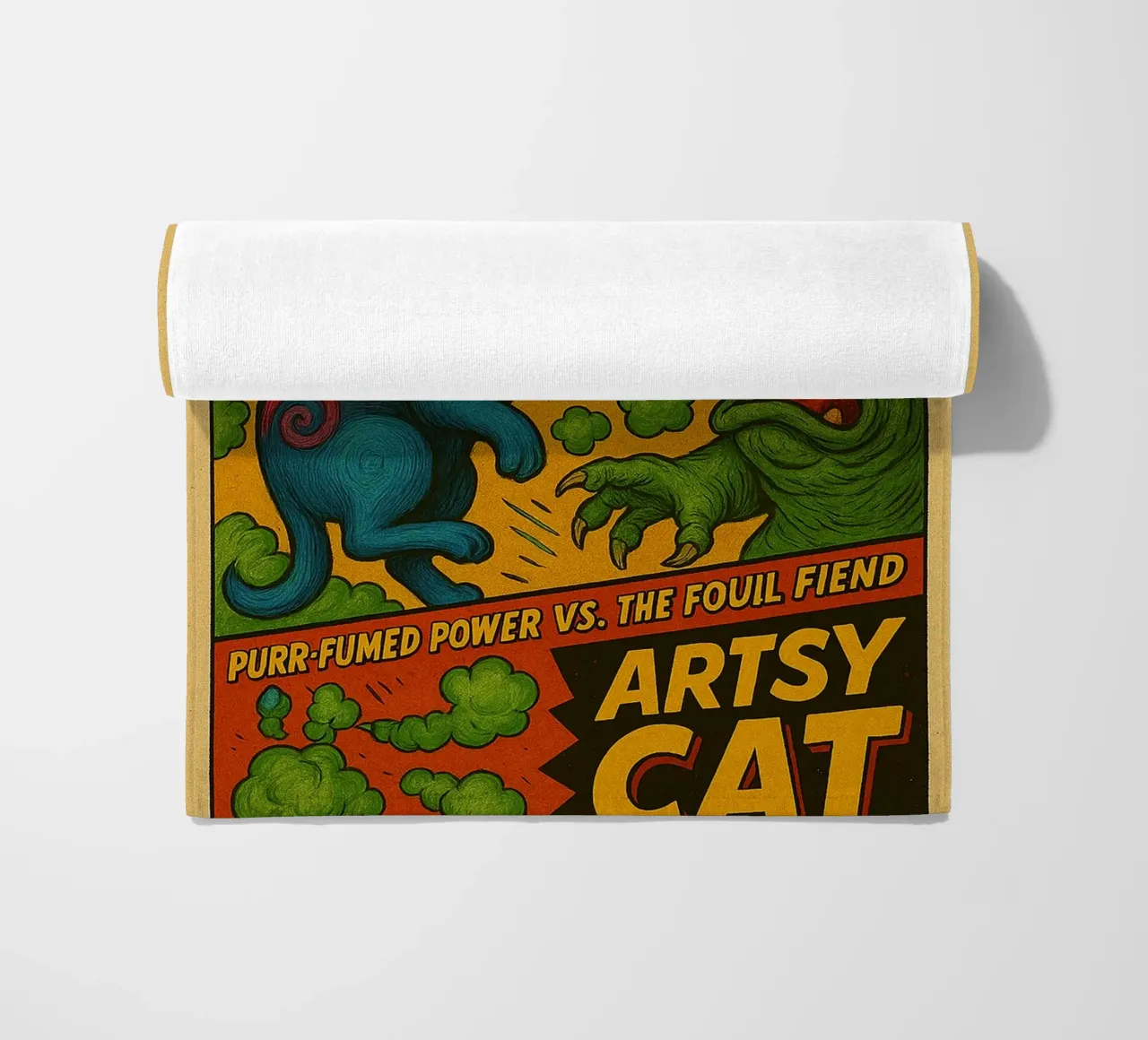 ARTSY CAT - Fresh Supes On The Block telo mare da Vintage Van Gogh