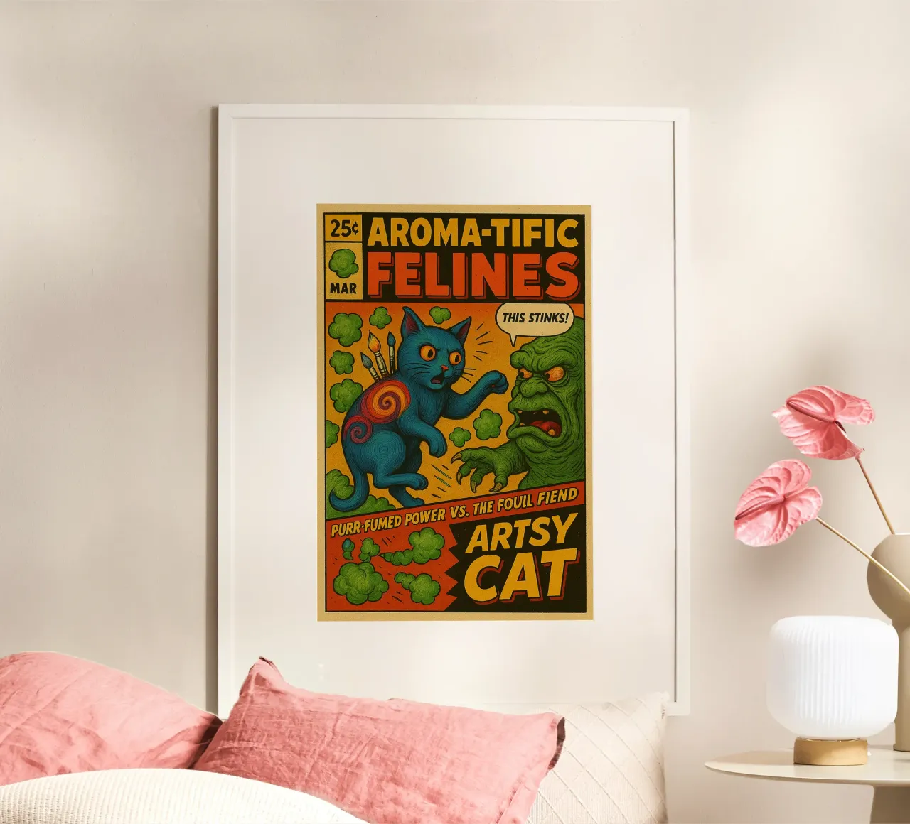 ARTSY CAT - Fresh Supes On The Block hahnemühle de Vintage Van Gogh