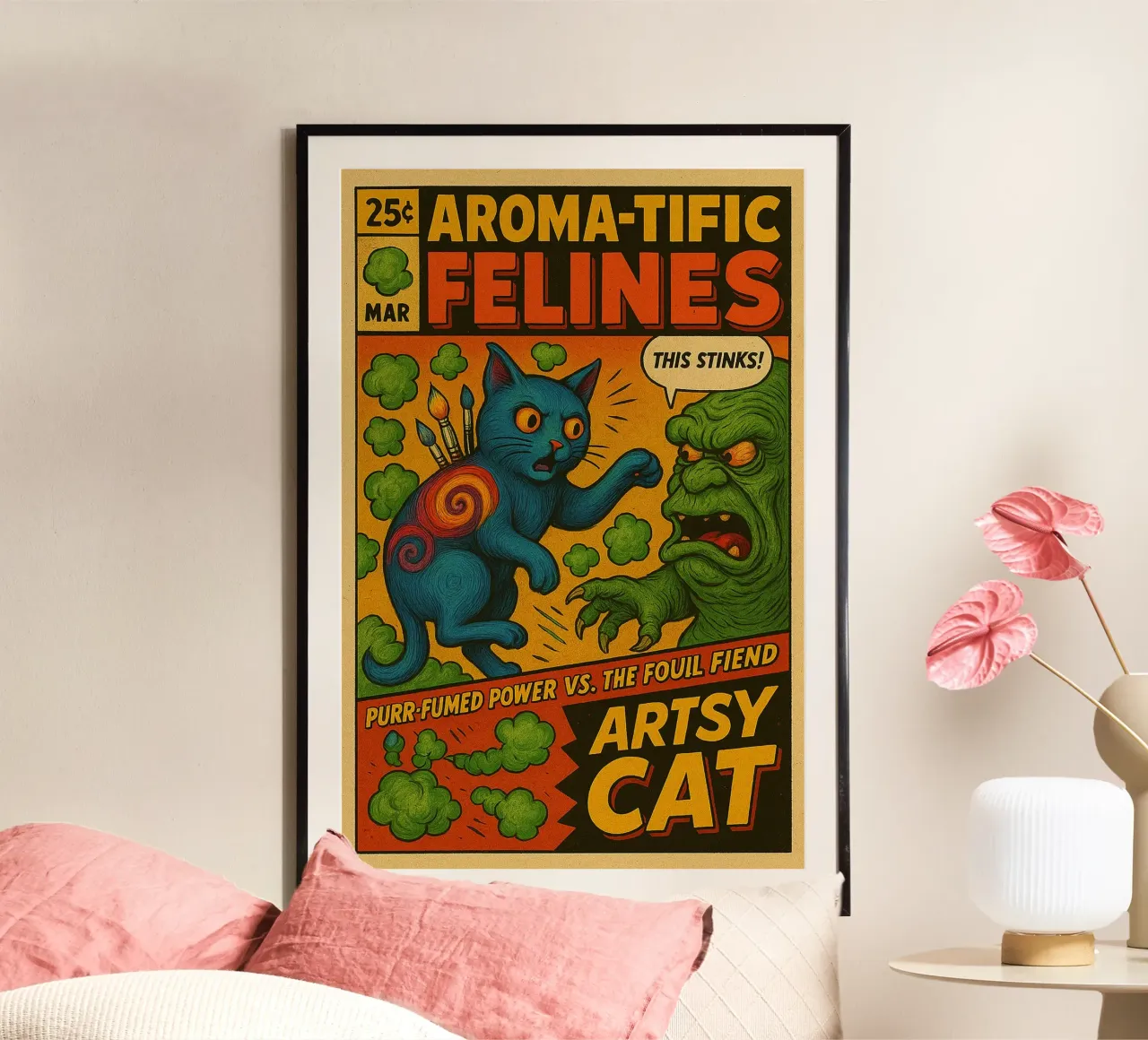 ARTSY CAT - Fresh Supes On The Block hahnemühle de Vintage Van Gogh