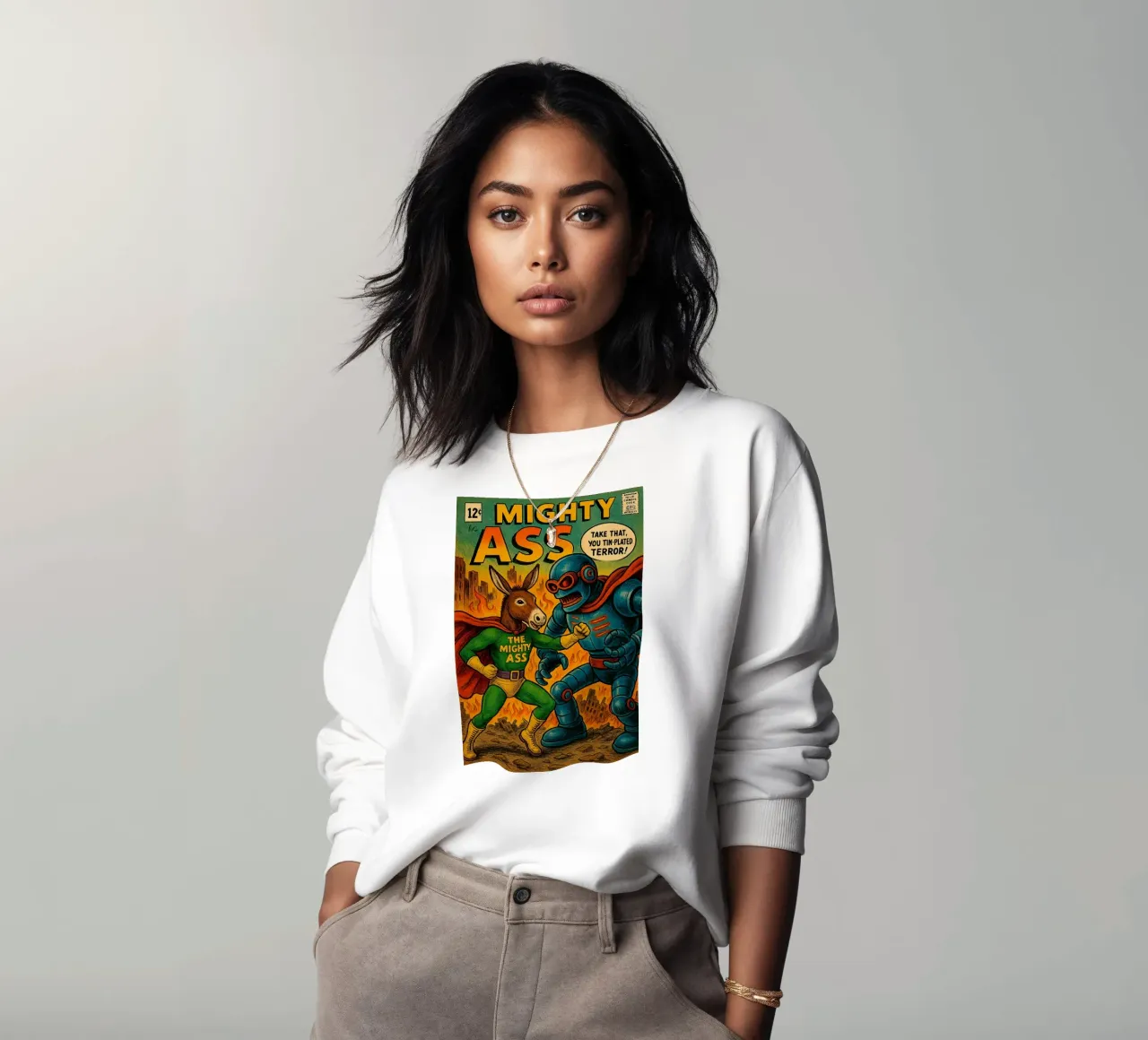 THE MIGHTY ASS - Fresh Supes On The Block felpa da Vintage Van Gogh