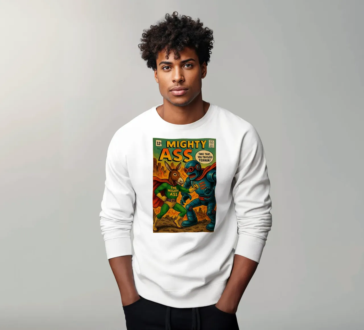 THE MIGHTY ASS - Fresh Supes On The Block felpa da Vintage Van Gogh