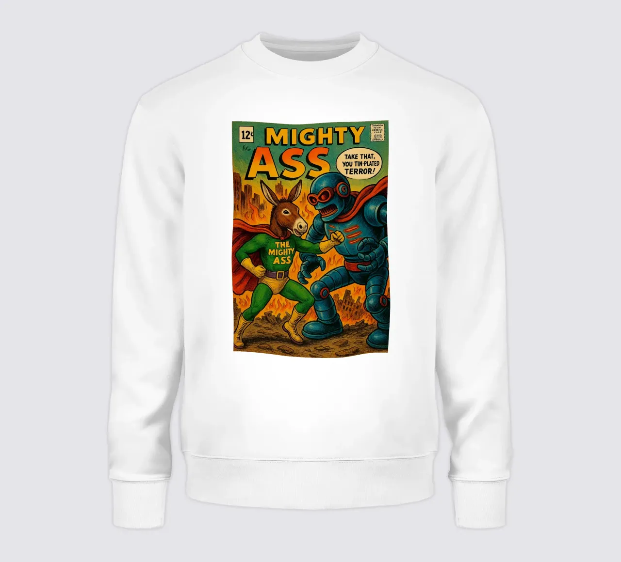 THE MIGHTY ASS - Fresh Supes On The Block felpa da Vintage Van Gogh